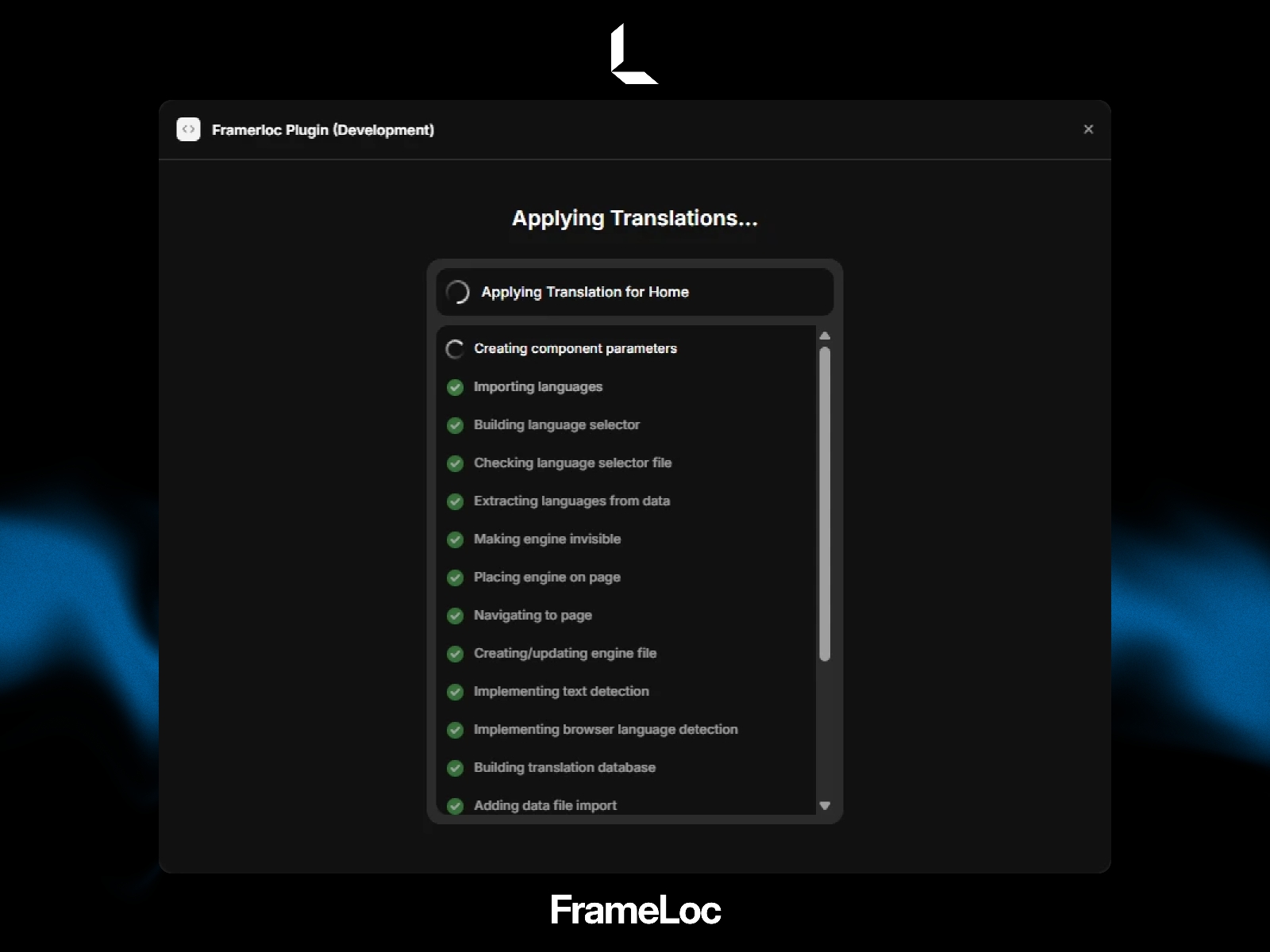Screenshot 3 for Frameloc, a Framer Marketplace plugin by Elias ALVES.