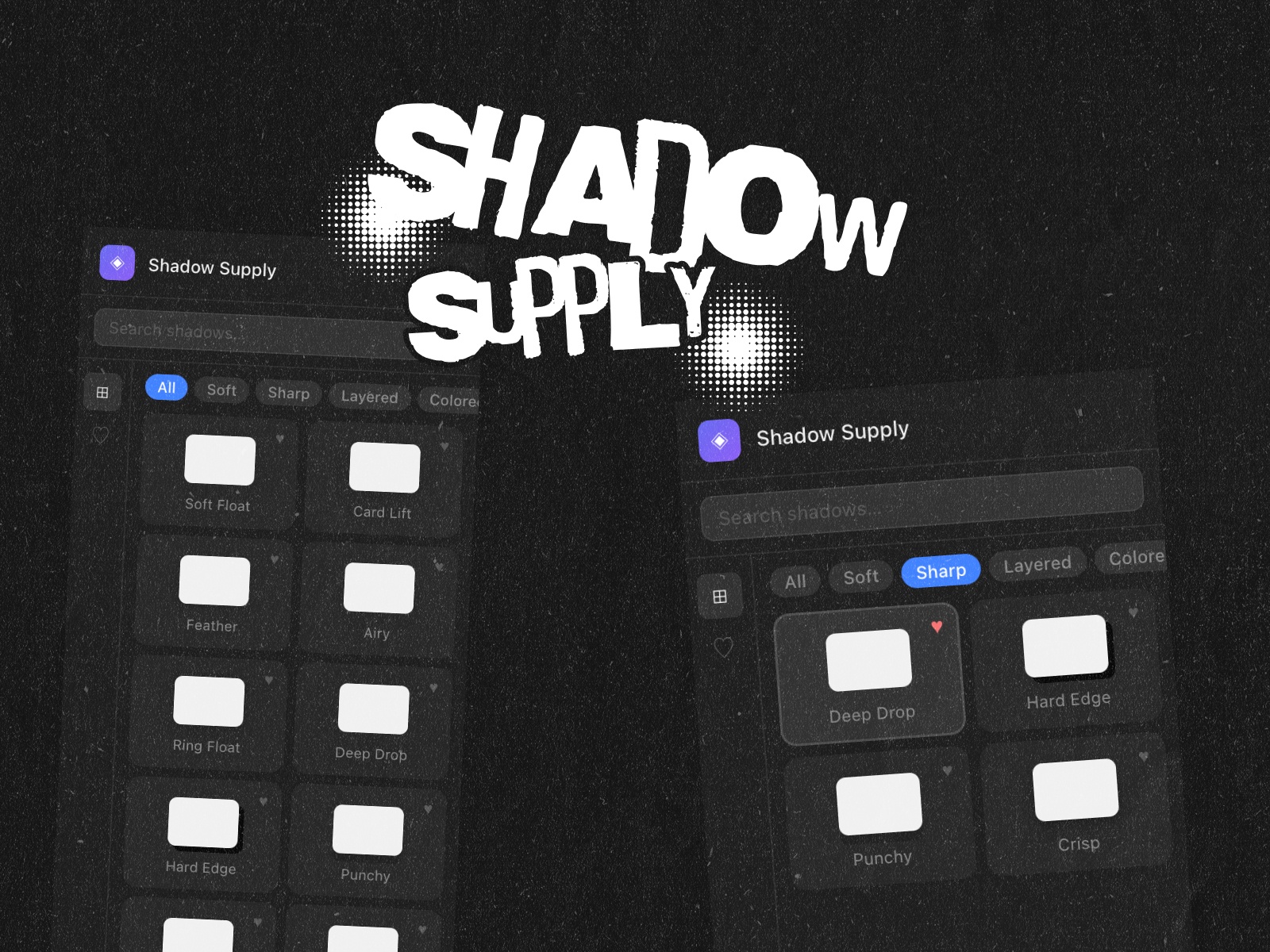 Thumbnail 1 for Shadow Supply, a Framer Marketplace template by Gabe Amaya.