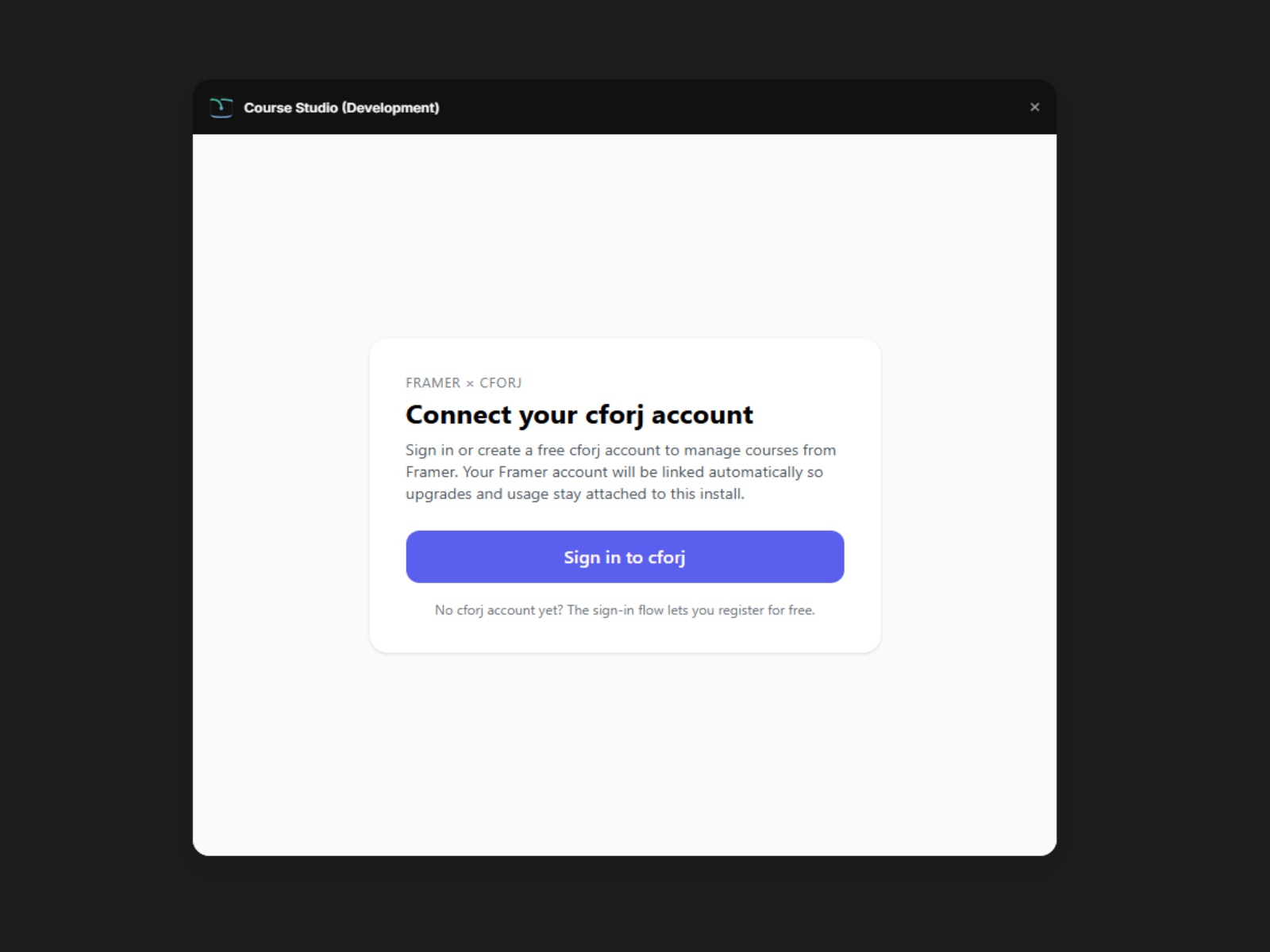 Thumbnail 1 for Course Studio, a Framer Marketplace template by cforj studio.