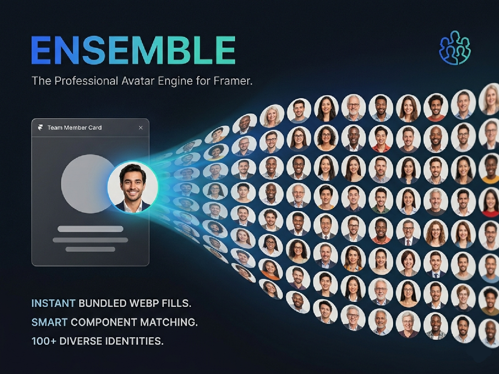 Thumbnail 2 for Ensemble, a Framer Marketplace plugin by Aman Jandu.