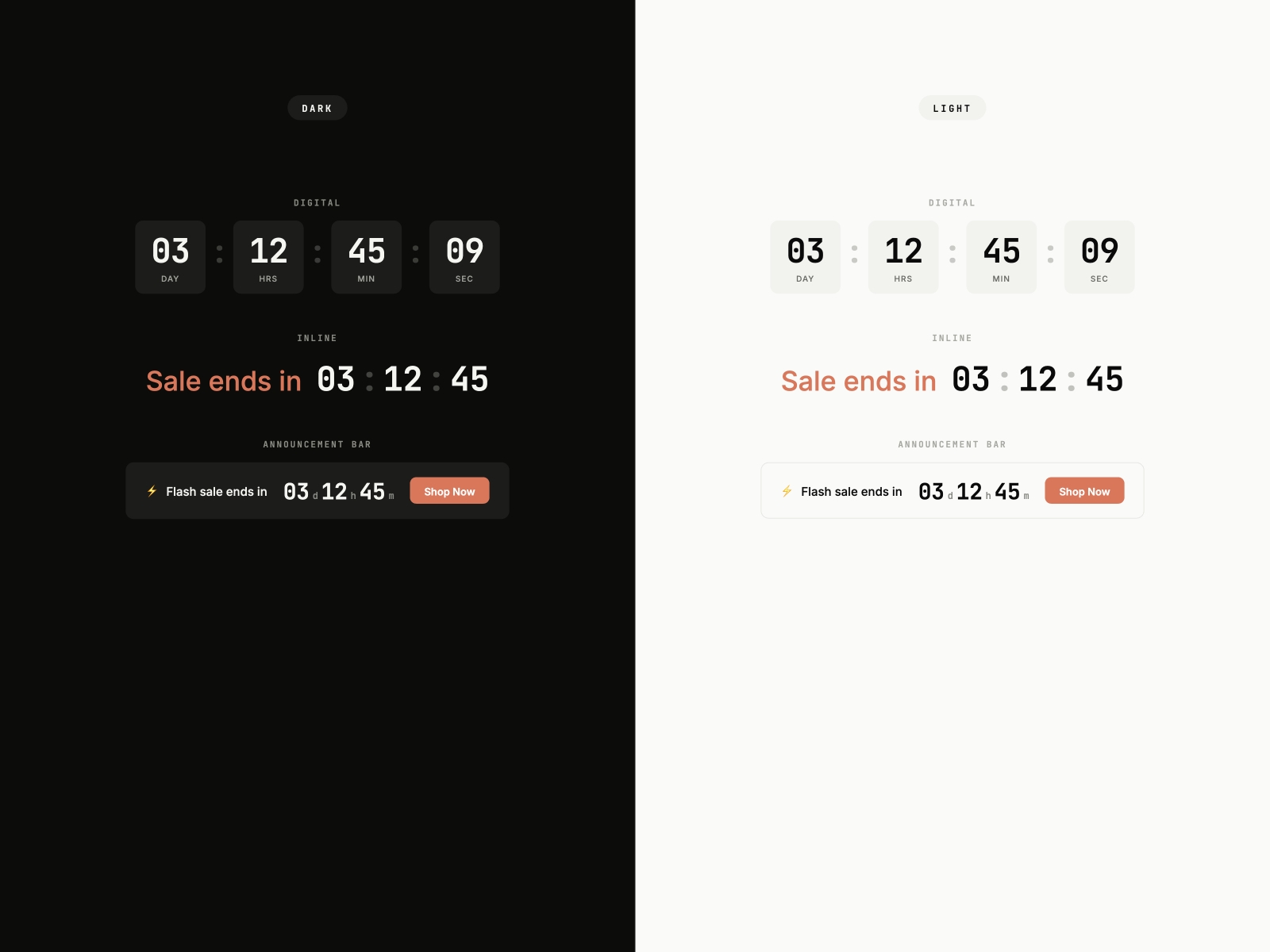 Screenshot 3 for UrgentFlow Evergreen Timer, a Framer Marketplace plugin by MD.MOHIBUR RAHMAN.
