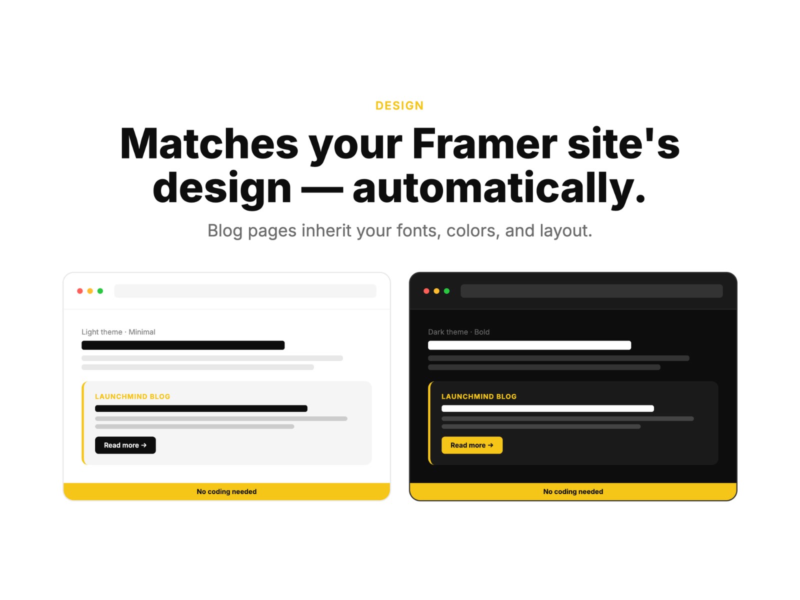 Screenshot 3 for Launchmind Blog, a Framer Marketplace plugin by Mike Reijnders.