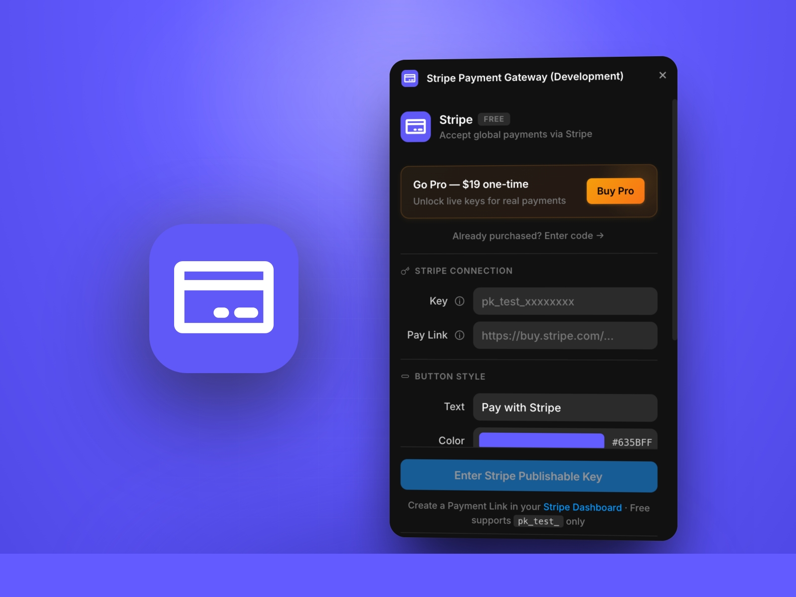 Thumbnail 1 for Stripe Payment Gateway, a Framer Marketplace template by Khushal Dewra (KDX Studios).