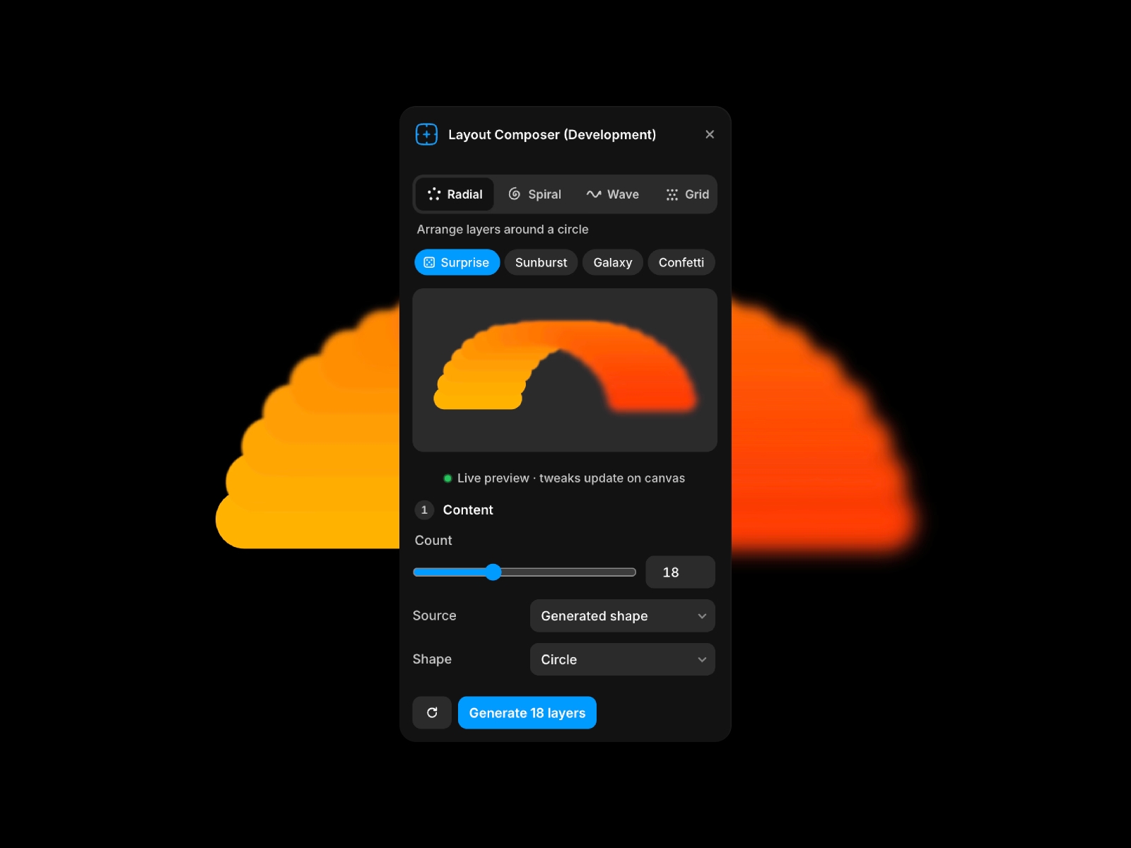 Thumbnail 2 for Layout Composer, a Framer Marketplace plugin by Chocolate.