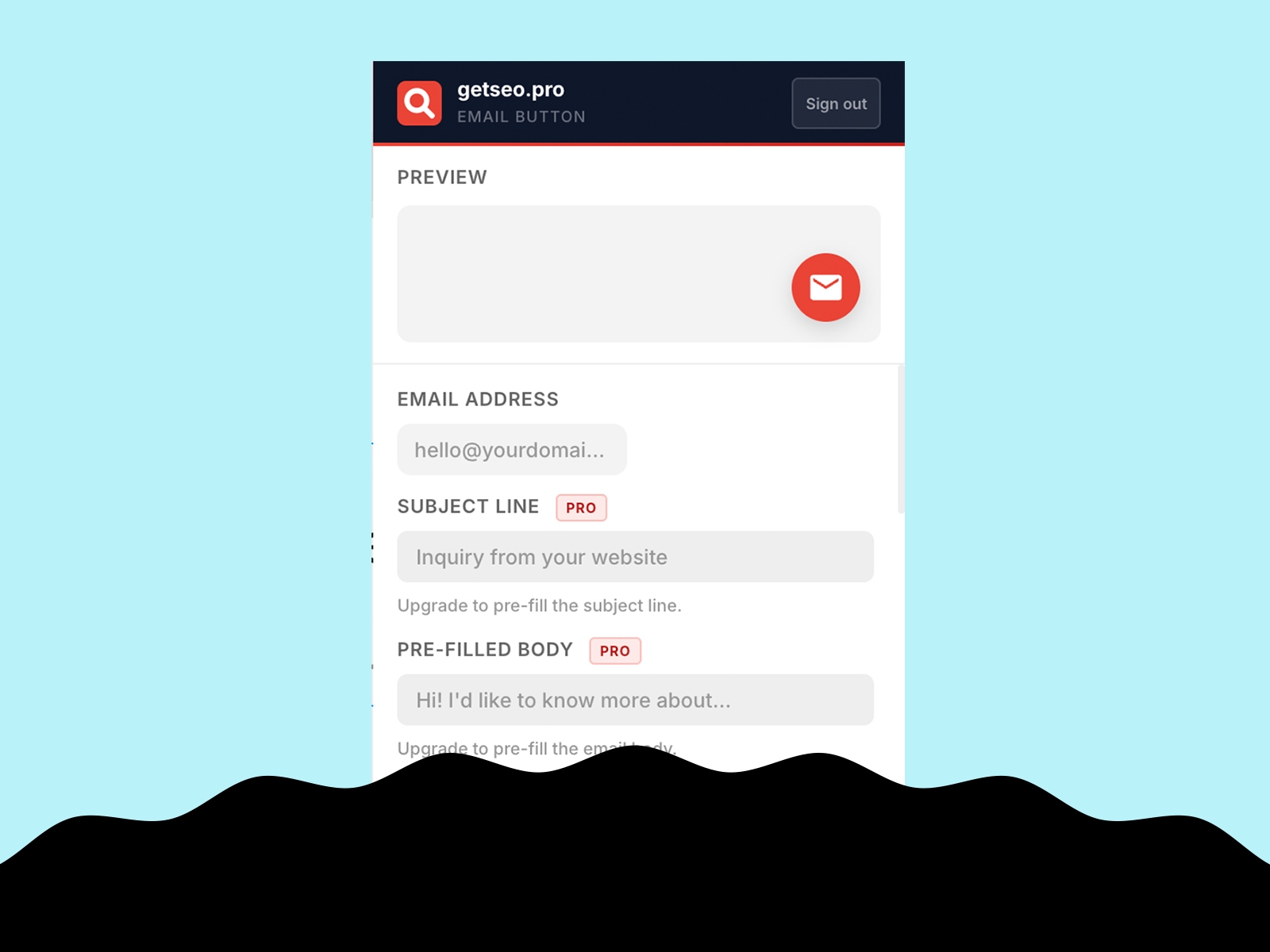 Thumbnail 2 for Email Button by getseo.pro, a Framer Marketplace template by getseo.pro _.
