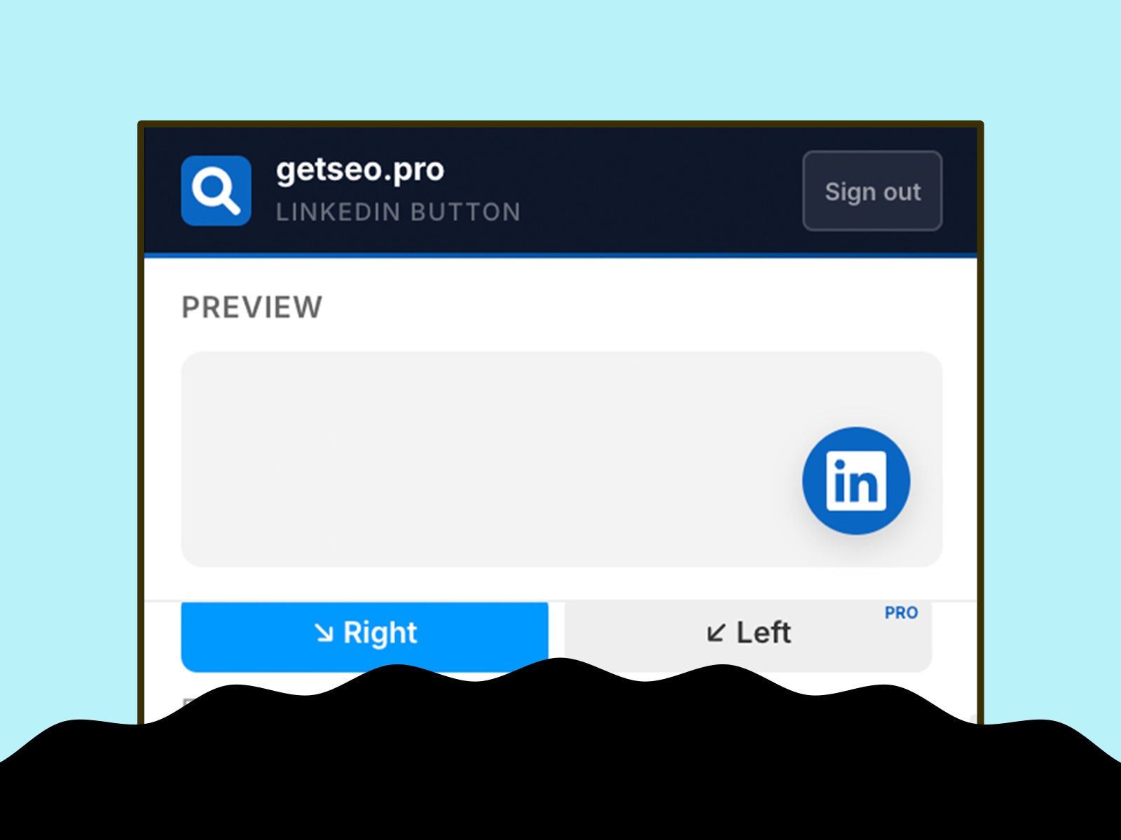 Thumbnail 1 for LinkedIn Button by getseo.pro, a Framer Marketplace template by getseo.pro _.
