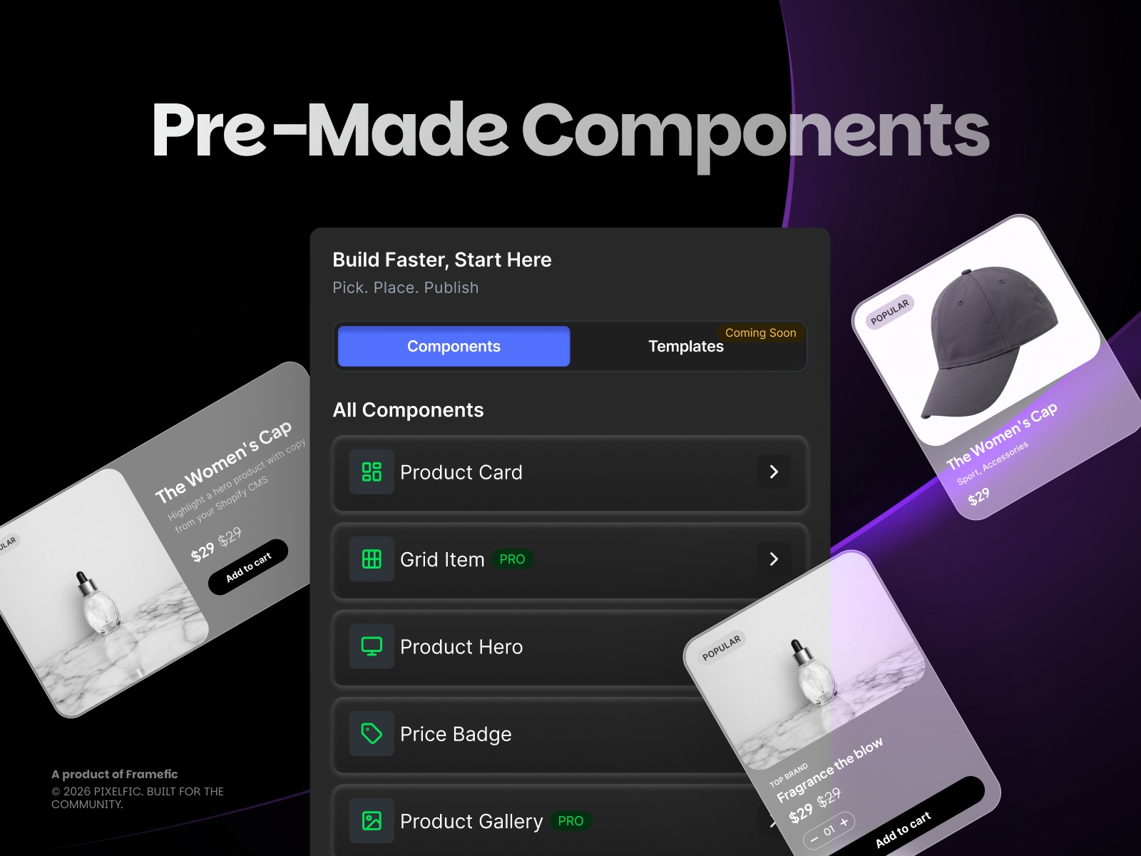 Thumbnail 2 for Connectfic, a Framer Marketplace template by Framefic.