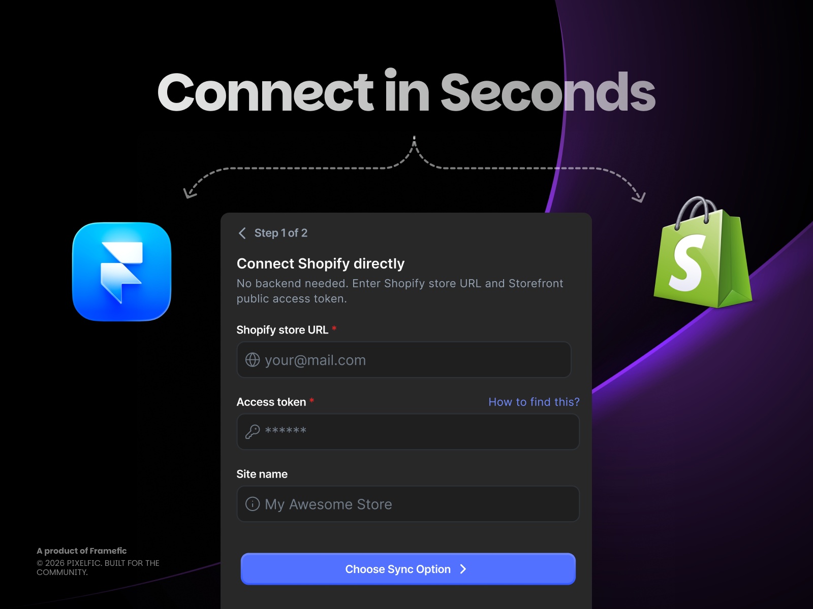 Screenshot 3 for Connectfic, a Framer Marketplace plugin by Framefic.