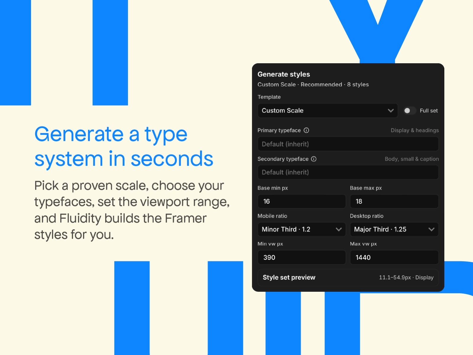 Screenshot 4 for Fluidity, a Framer Marketplace plugin by PARTH GUPTA.