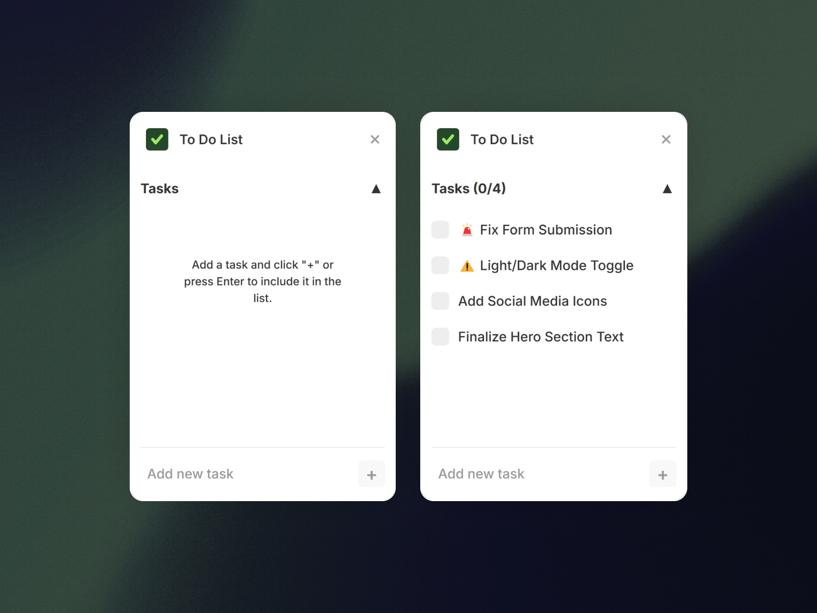 Thumbnail 1 for To Do List, a Framer Marketplace template by Beni Brahim.