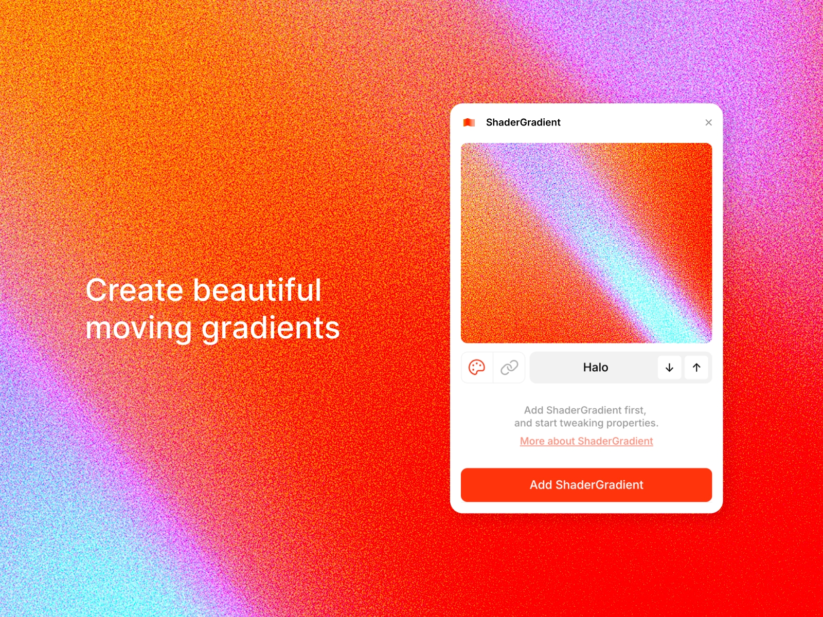 Screenshot 3 for ShaderGradient, a Framer Marketplace plugin by Shader Gradient.