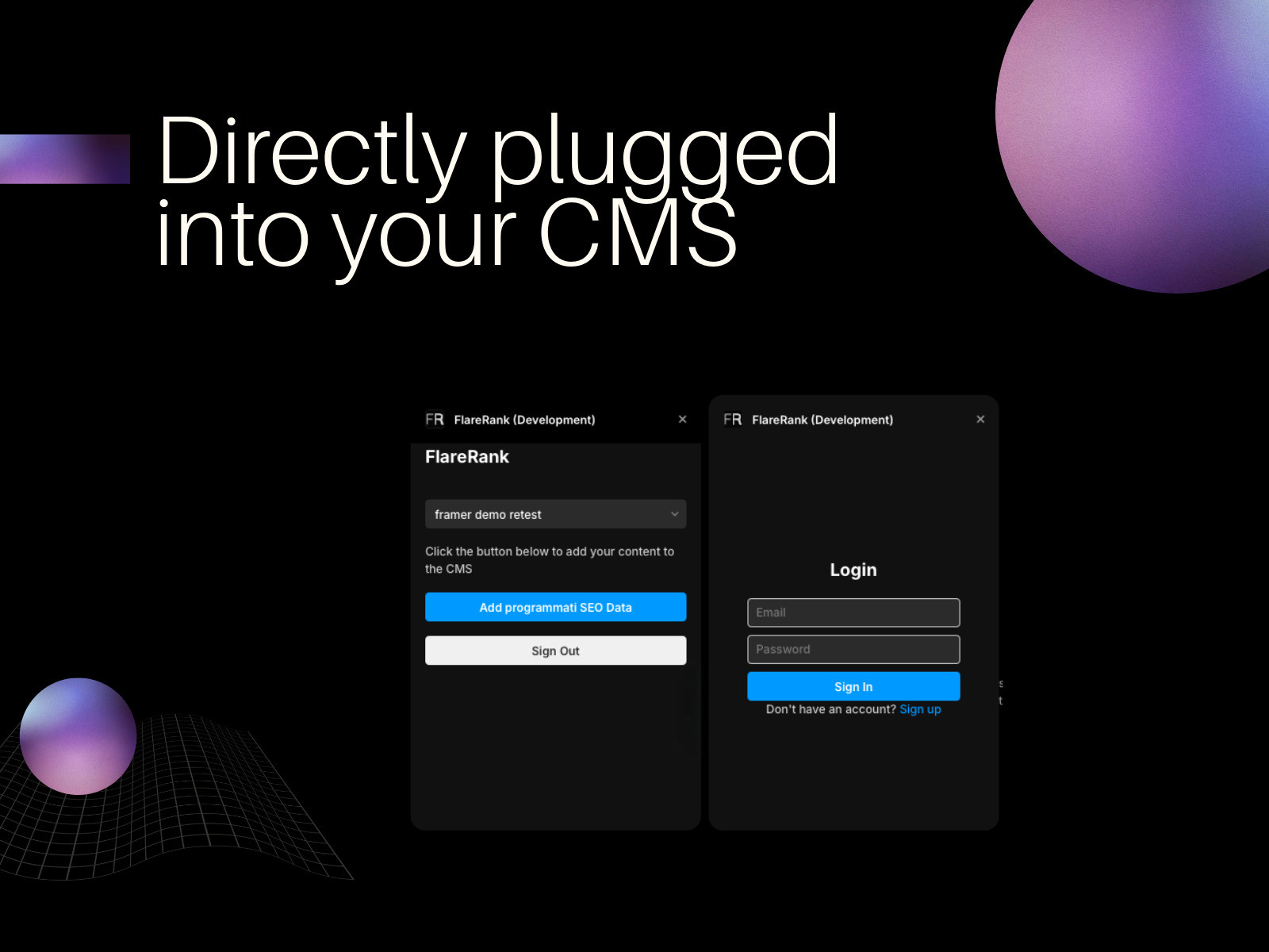 Thumbnail 2 for FlareRank, a Framer Marketplace template by like who.