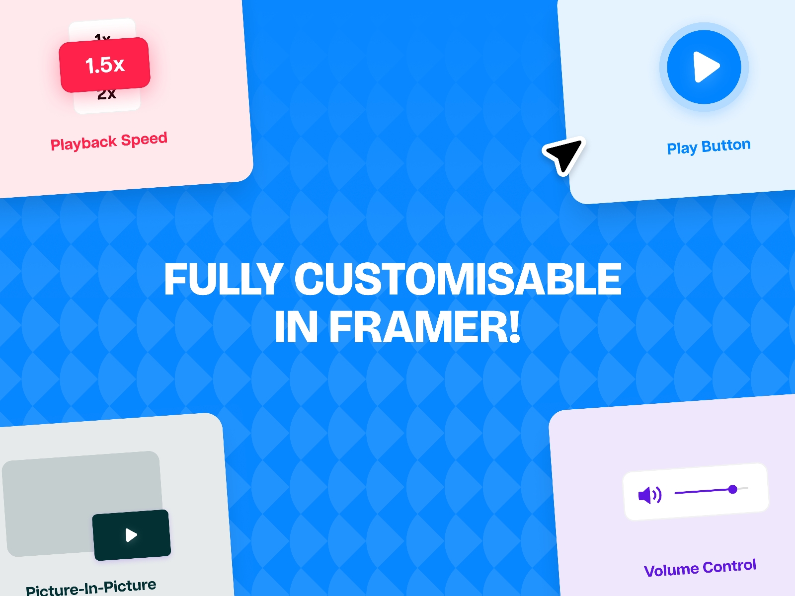 Thumbnail 2 for VideoFrame, a Framer Marketplace plugin by Insert Frame.