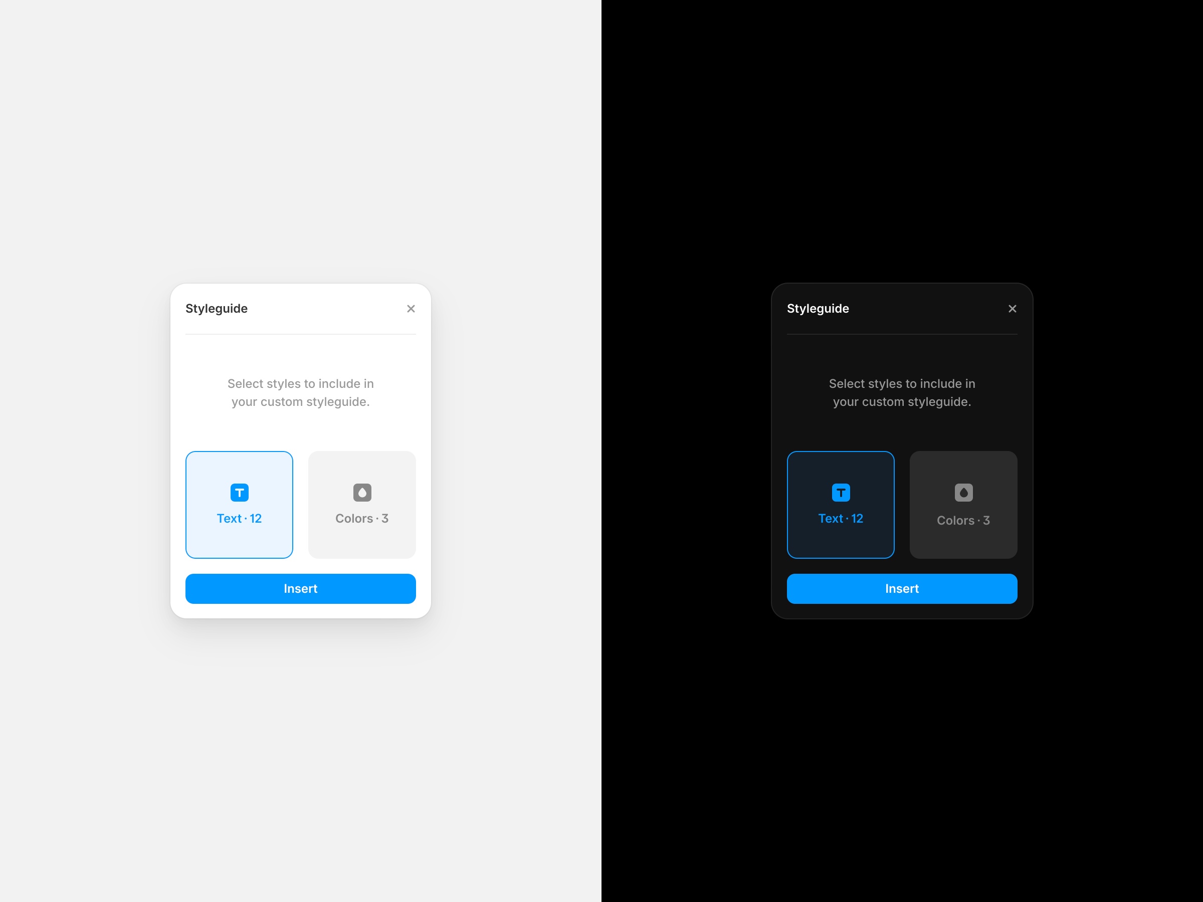 Thumbnail 1 for Styleguide Generator, a Framer Marketplace plugin by Favorit × Frame.