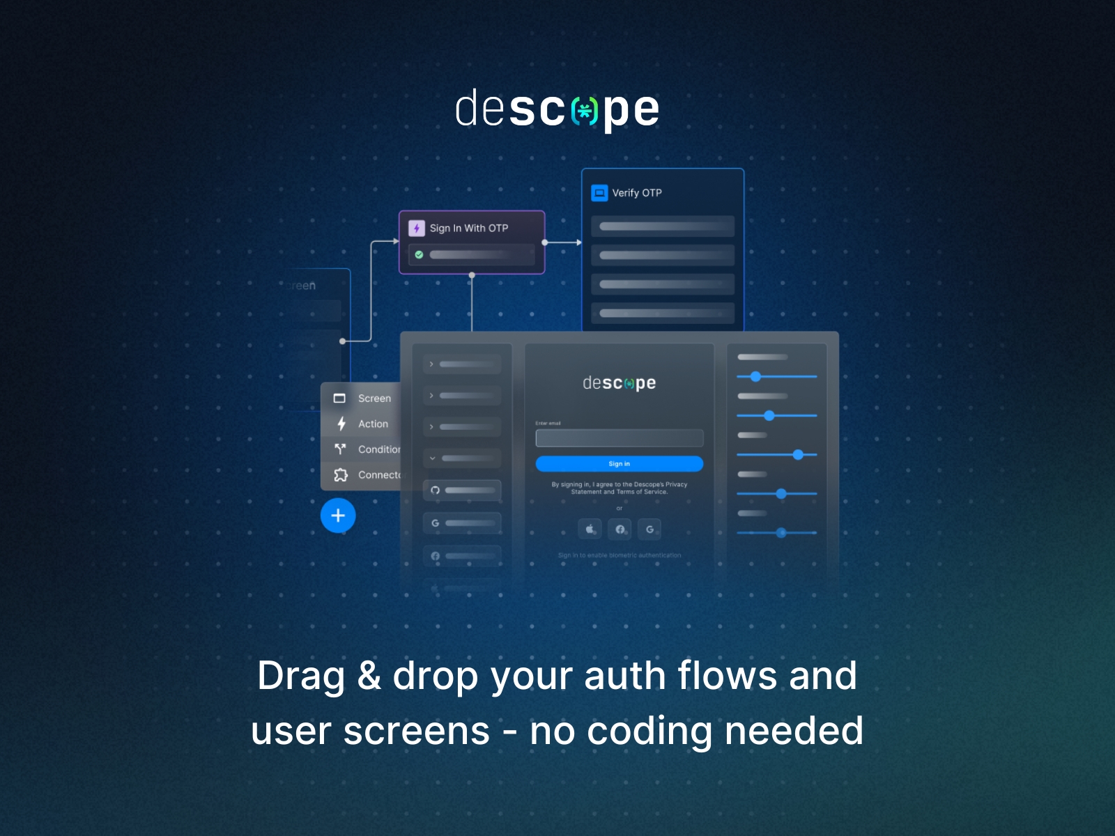 Screenshot 3 for Descope, a Framer Marketplace plugin by Descope.