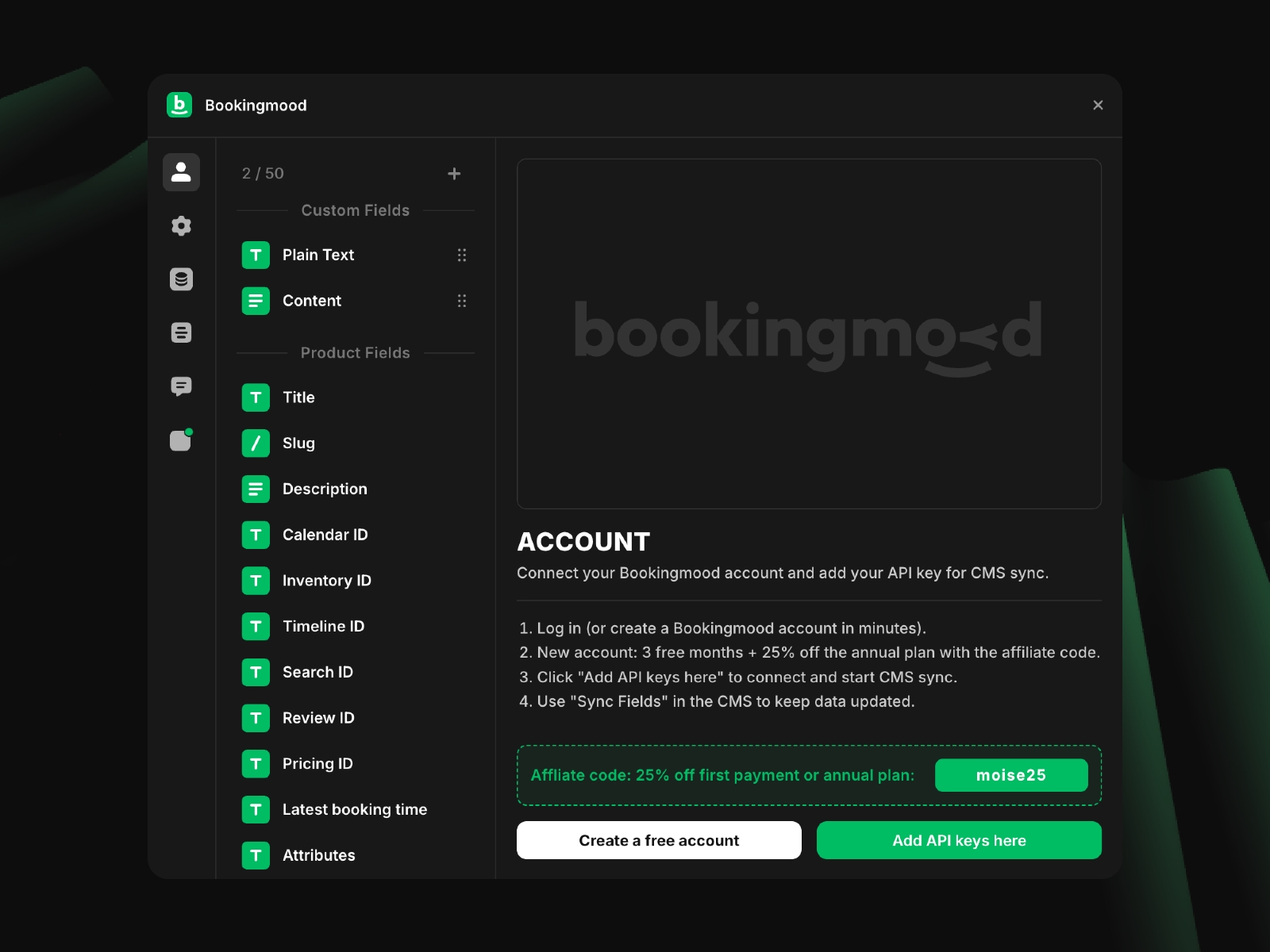 Thumbnail 2 for Bookingmood, a Framer Marketplace plugin by Moise.