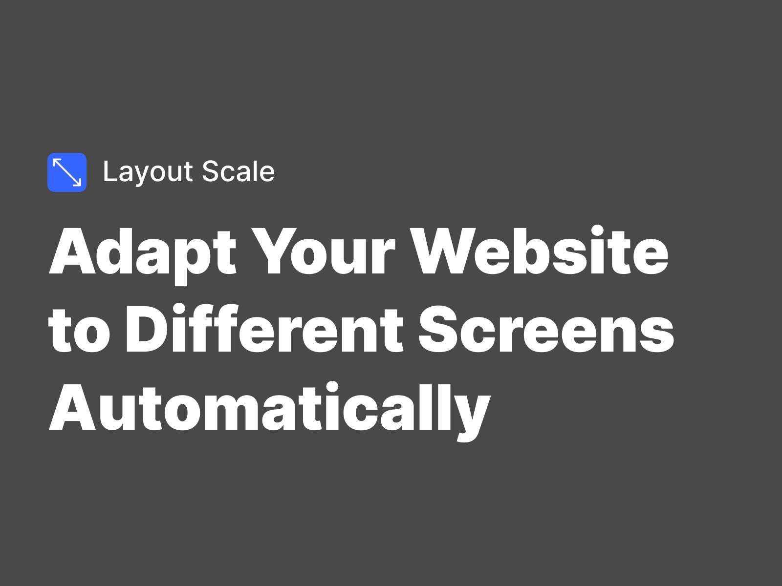 Thumbnail 1 for Layout Scale, a Framer Marketplace template by George Kvasnikov.
