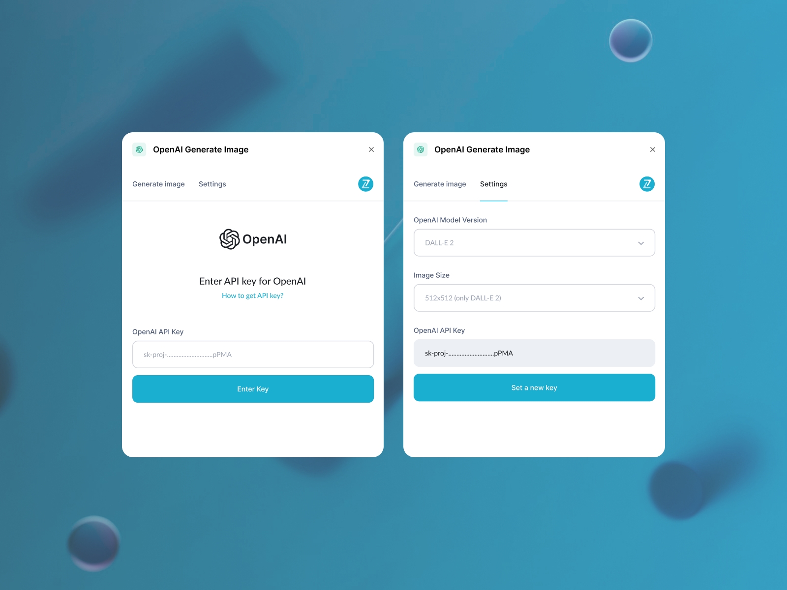 Thumbnail 2 for OpenAI Image Generator, a Framer Marketplace template by Zeroqode.