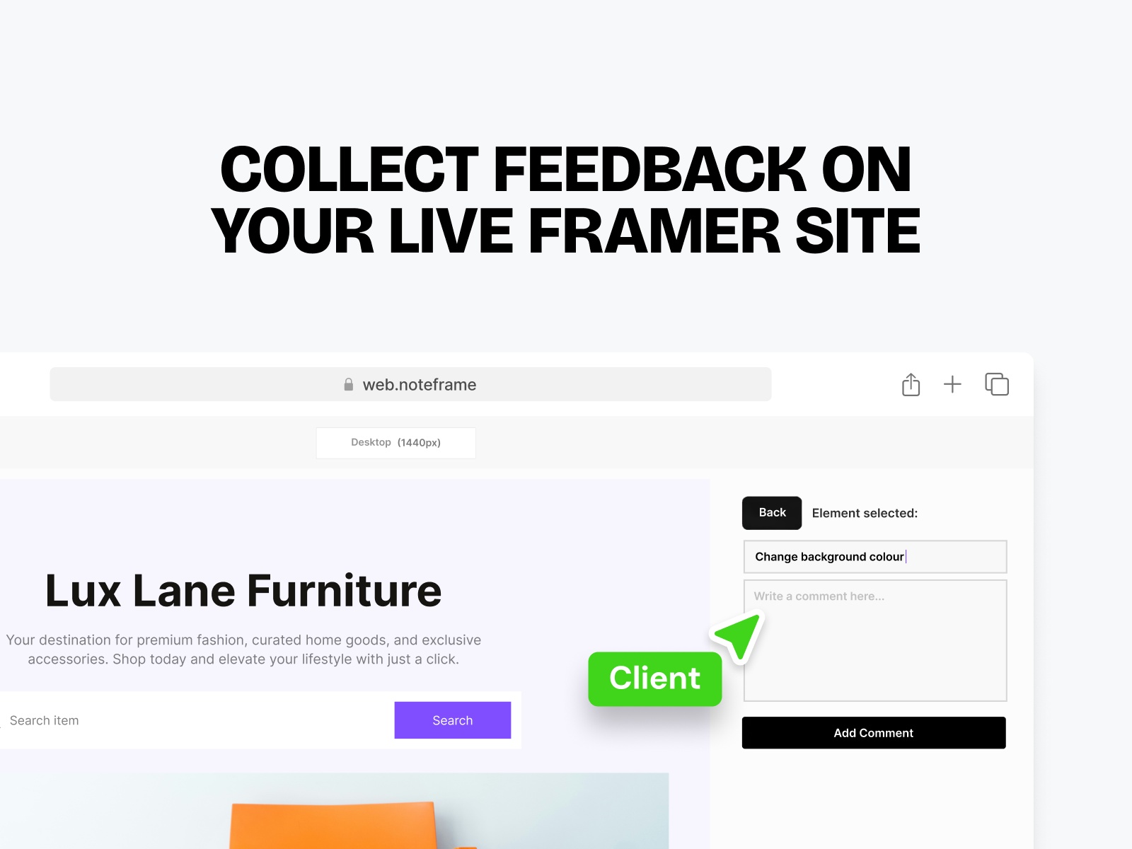 Screenshot 4 for Noteframe, a Framer Marketplace plugin by Insert Frame.