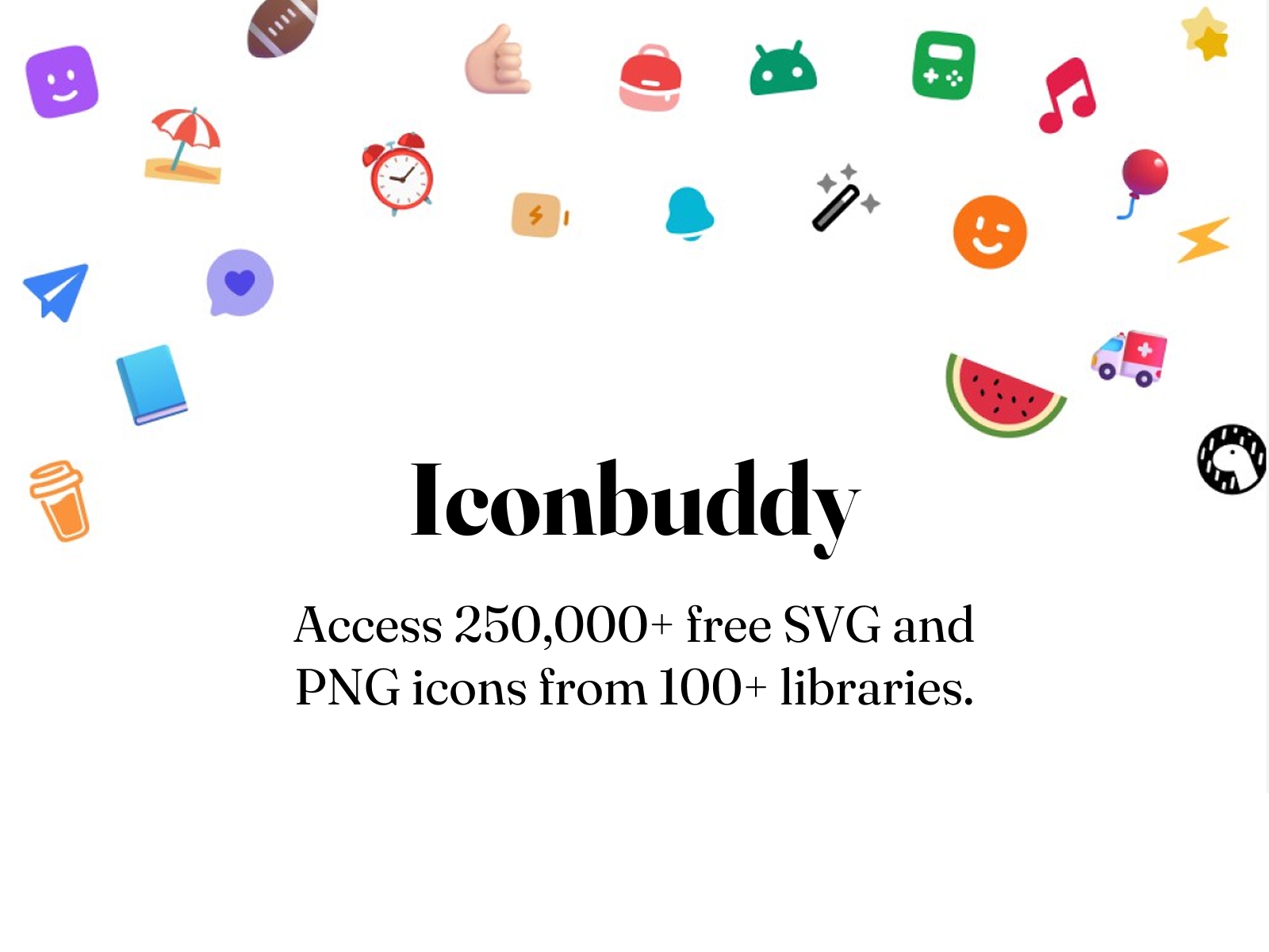 Thumbnail 1 for Iconbuddy, a Framer Marketplace template by Mohd Danish.