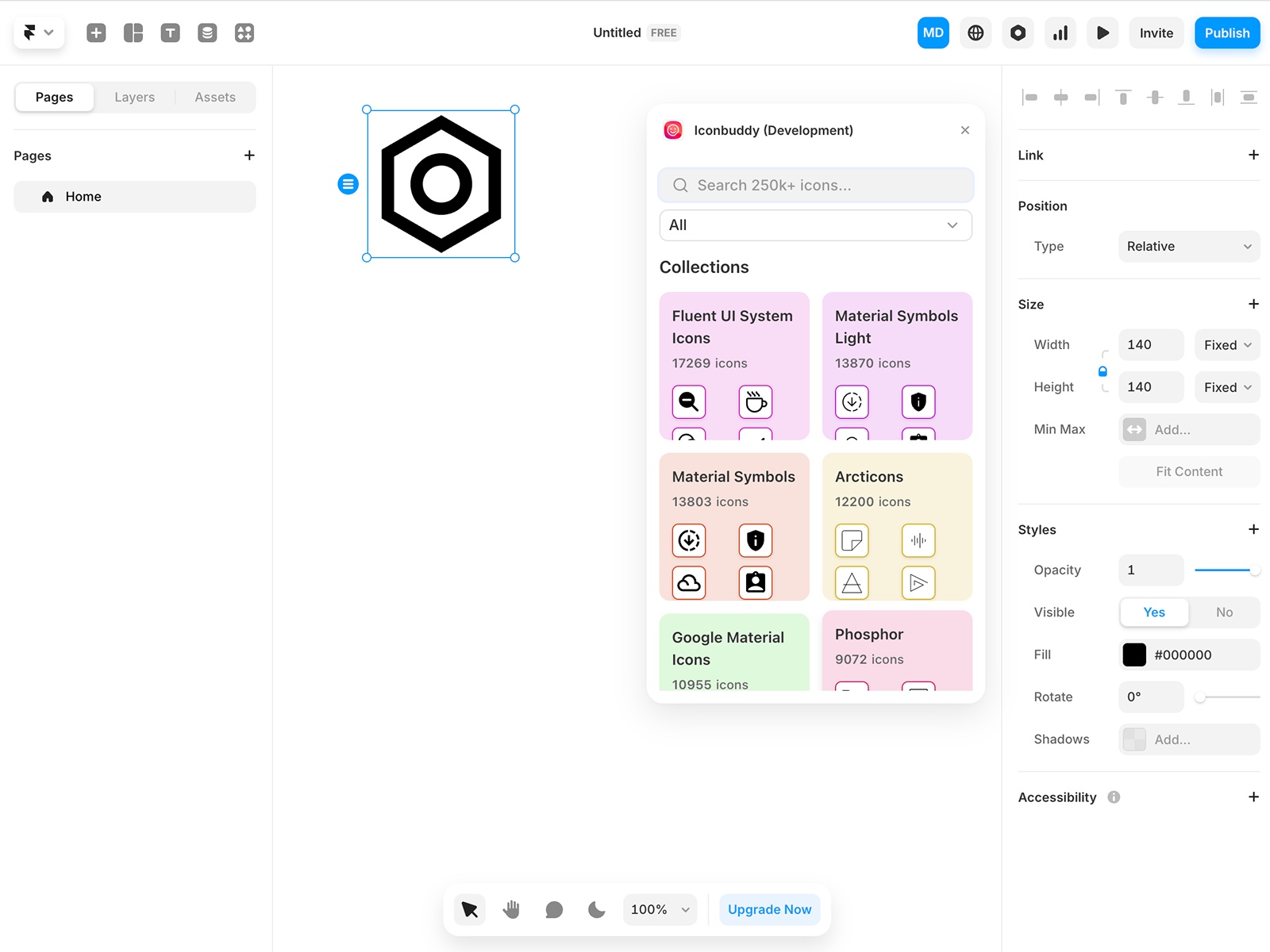 Thumbnail 2 for Iconbuddy, a Framer Marketplace template by Mohd Danish.