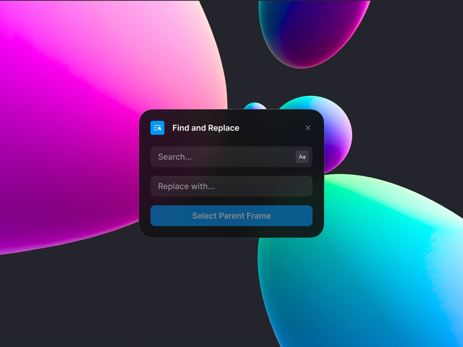 Thumbnail 1 for Find and Replace, a Framer Marketplace plugin by Anton Pikhorovych.