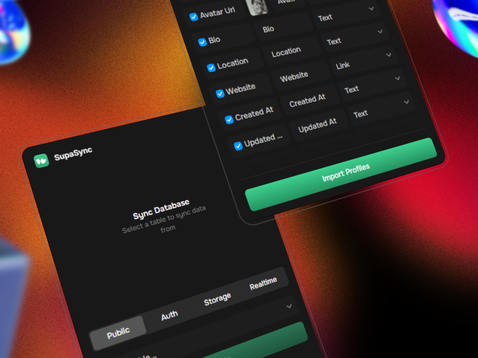 Screenshot 3 for SupaSync, a Framer Marketplace plugin by Kayode.
