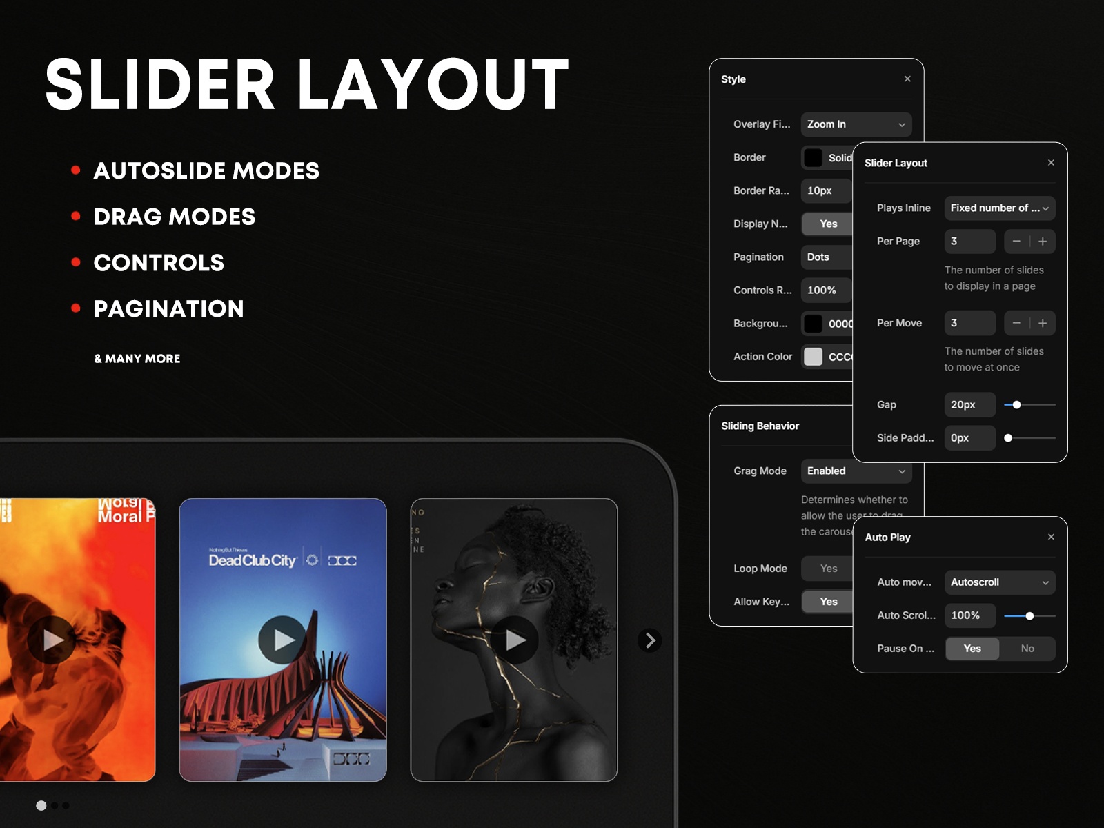 Screenshot 3 for Youtube Playlist Player, a Framer Marketplace plugin by Vanyadoing.