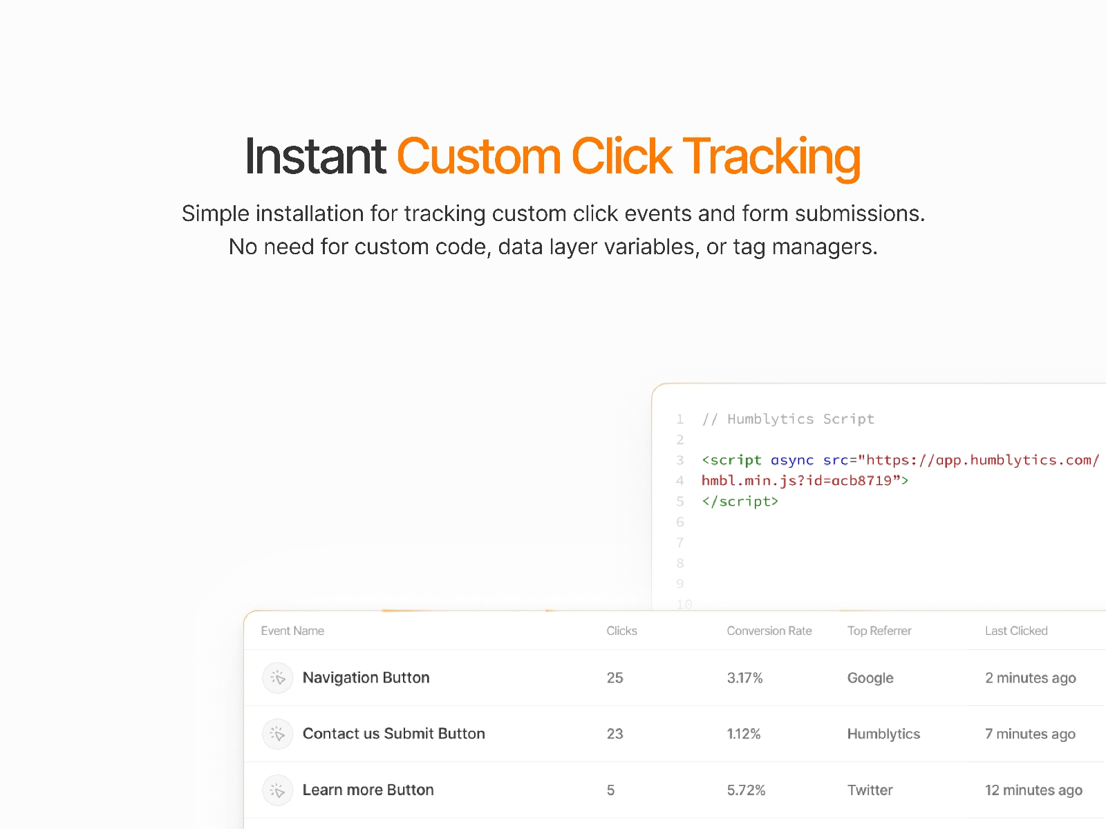 Thumbnail 2 for Humblytics, a Framer Marketplace template by Humblytics.