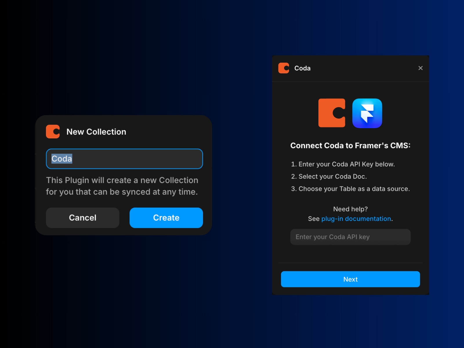 Thumbnail 2 for Coda, a Framer Marketplace template by Jim Baxley.