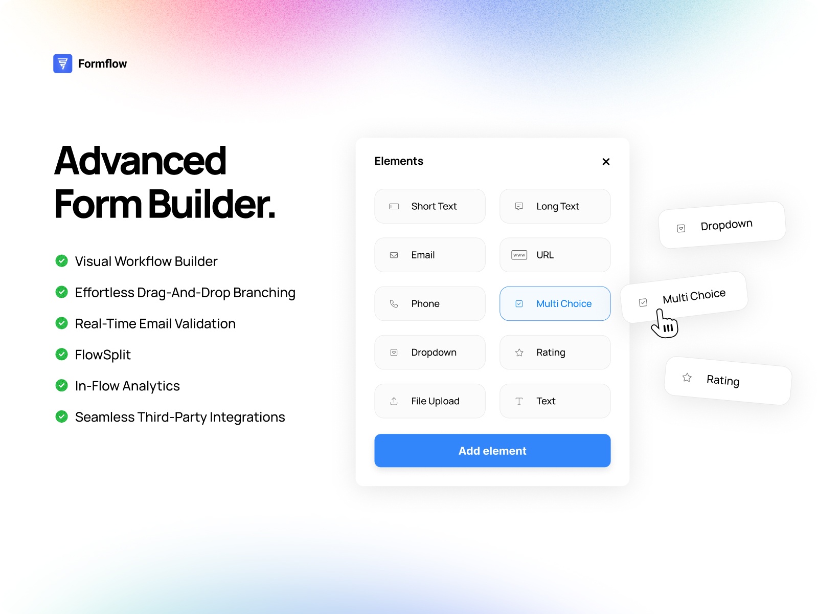 Thumbnail 1 for Formflow, a Framer Marketplace template by Formflow.