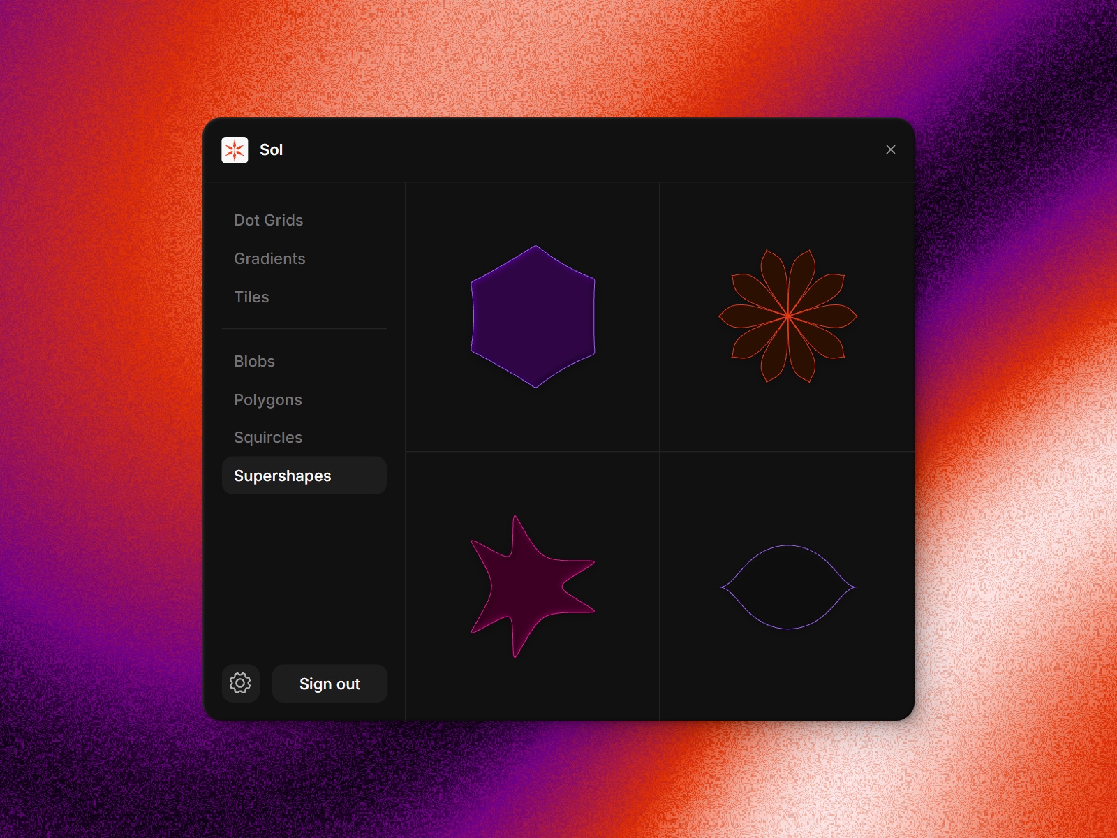 Thumbnail 2 for Sol, a Framer Marketplace plugin by Teyah.