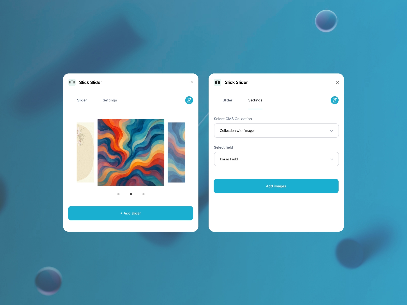 Thumbnail 2 for Slick Slider, a Framer Marketplace template by Zeroqode.
