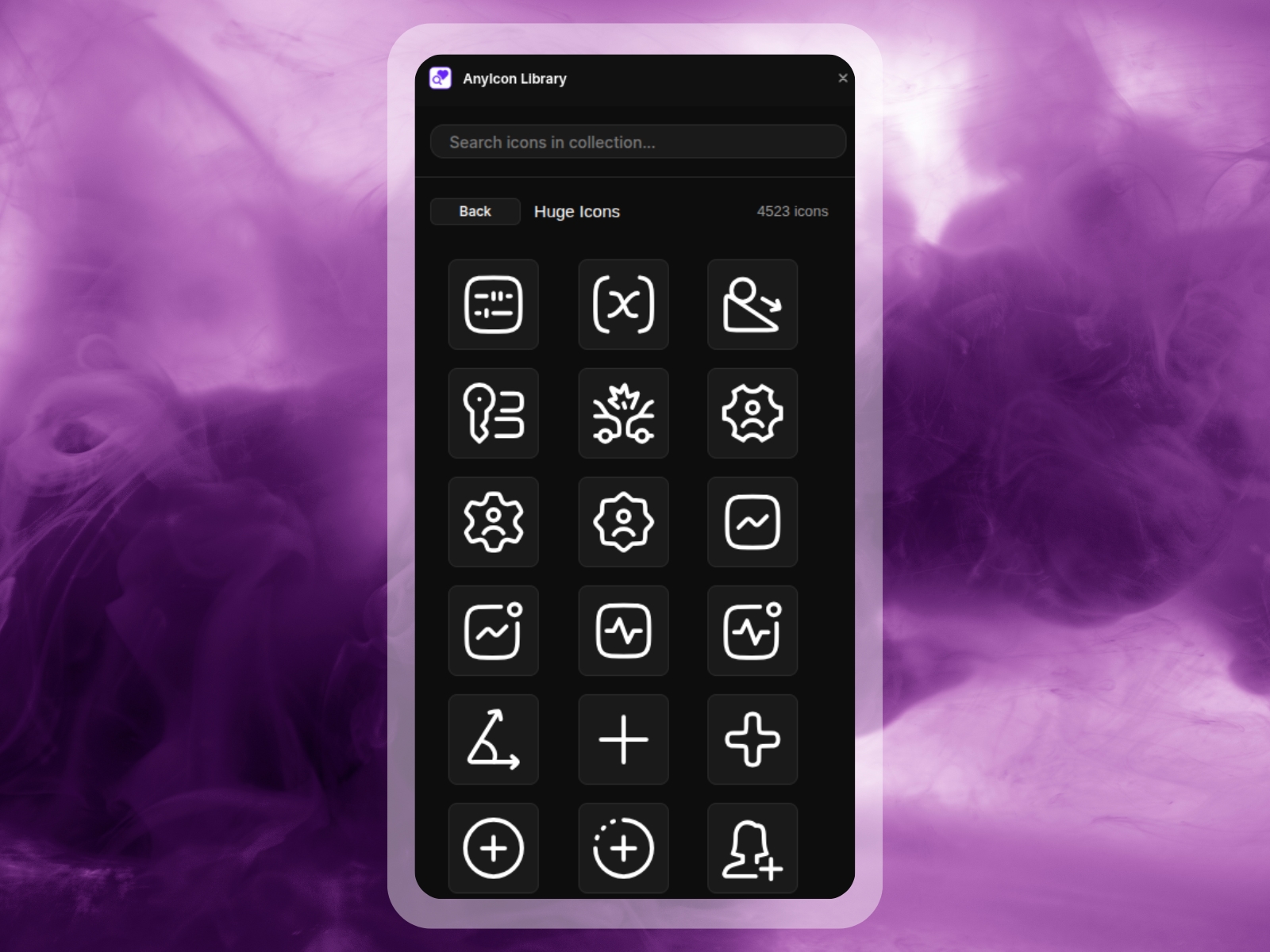Thumbnail 2 for AnyIcon Library, a Framer Marketplace plugin by Sadik Sajid.