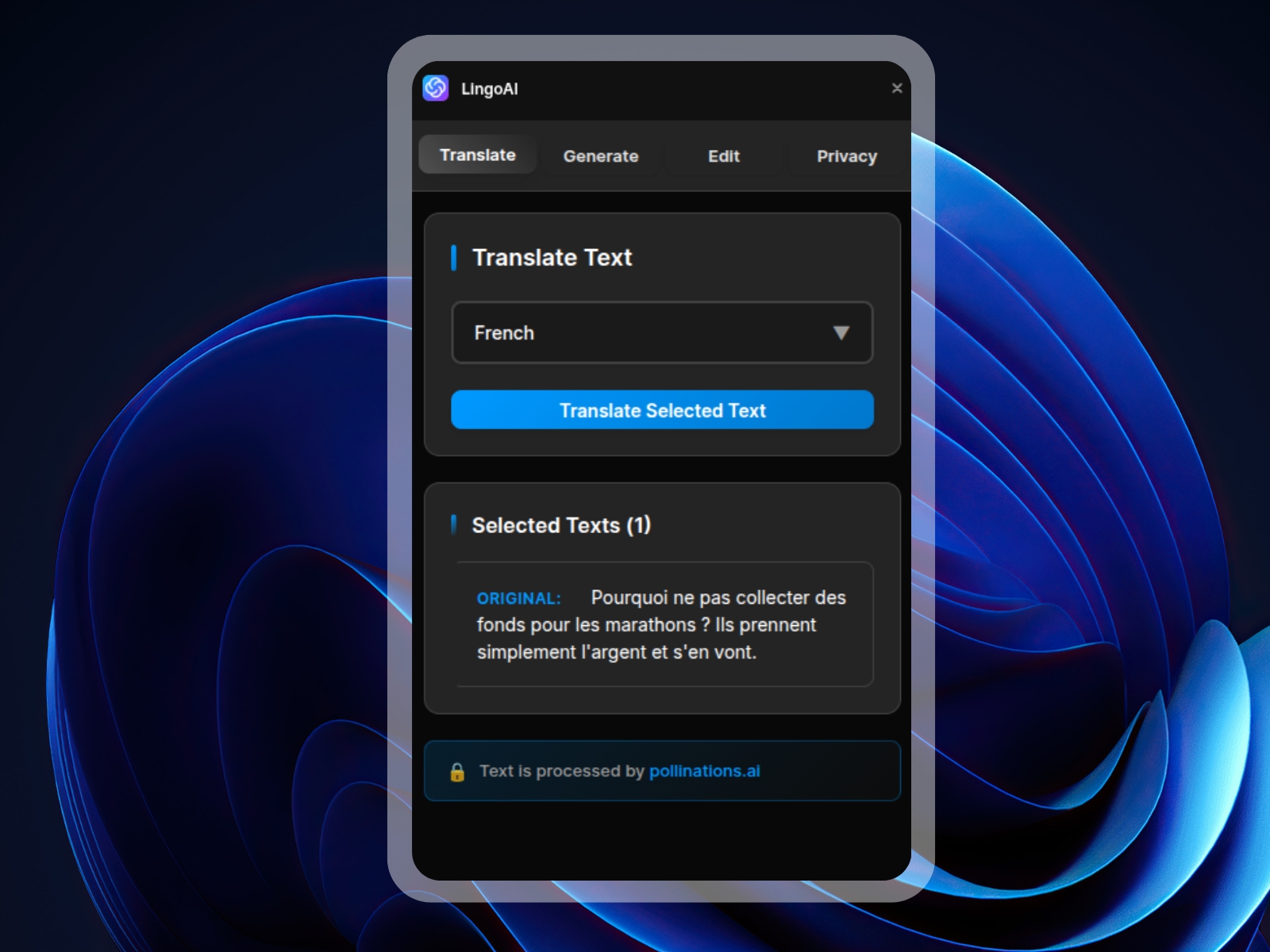 Thumbnail 1 for LingoAI, a Framer Marketplace plugin by Sadik Sajid.