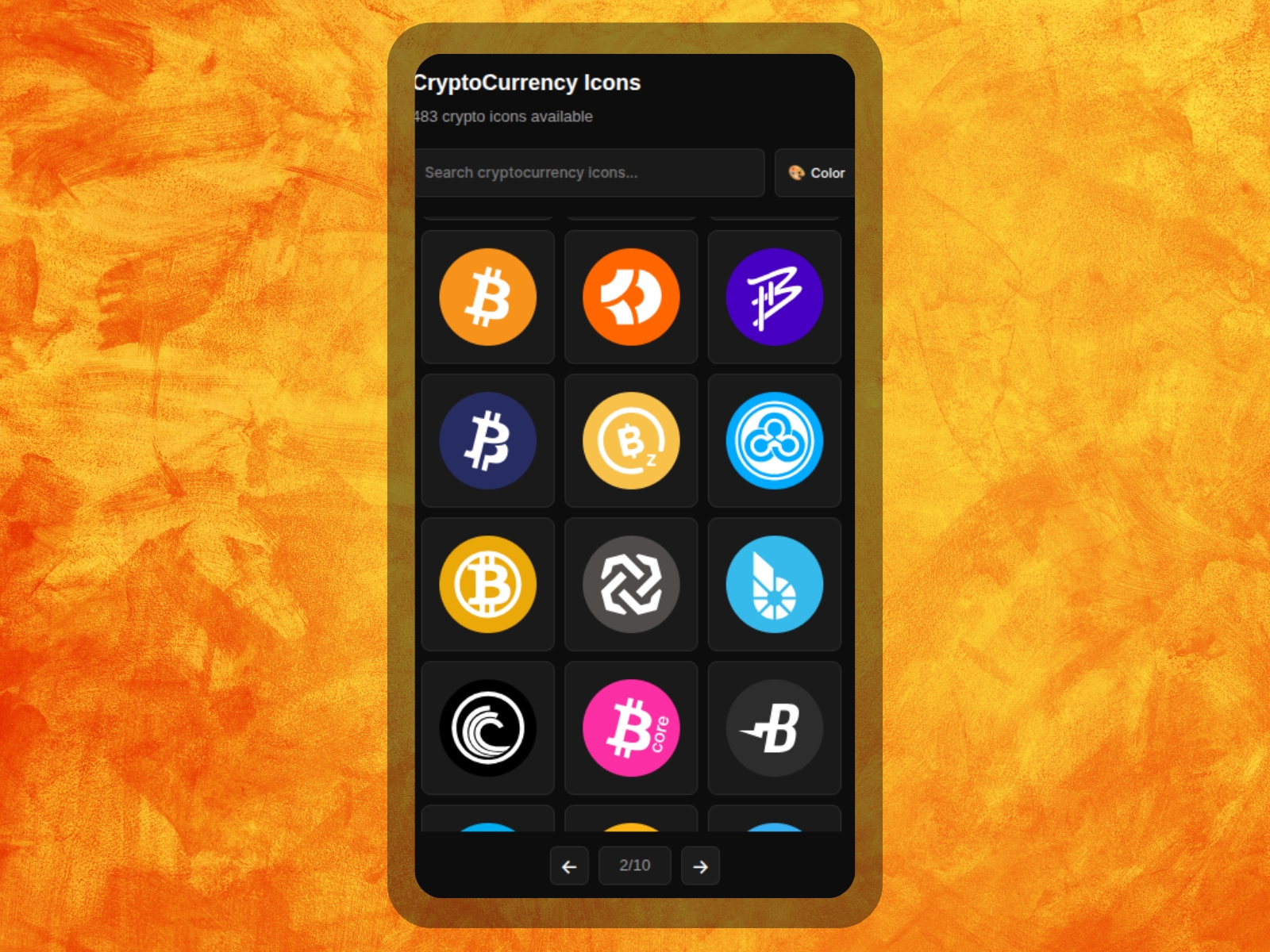 Thumbnail 1 for CryptoCurrency Icons, a Framer Marketplace plugin by Sadik Sajid.
