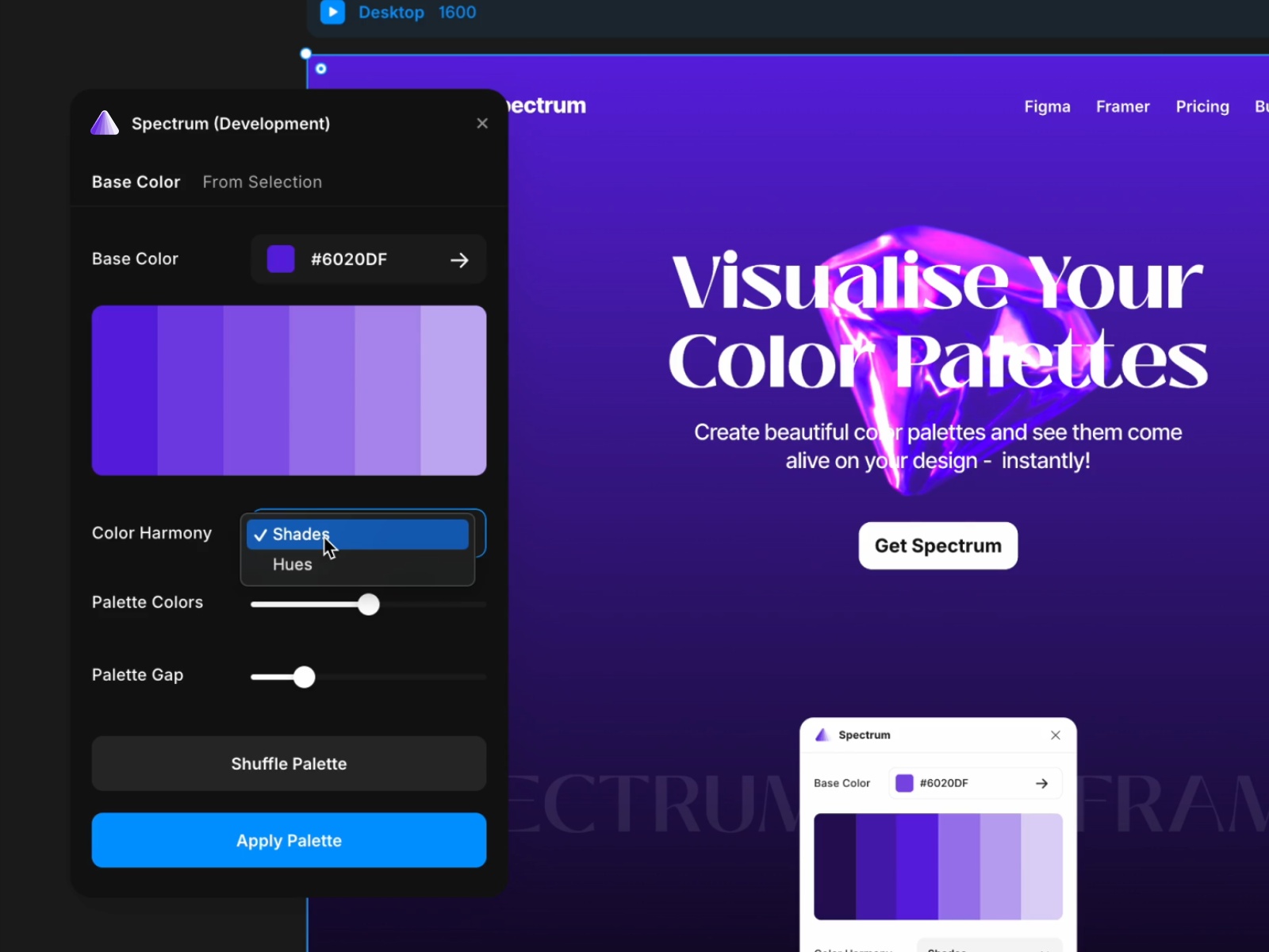 Thumbnail 2 for Spectrum, a Framer Marketplace template by Milan Maheshwari.