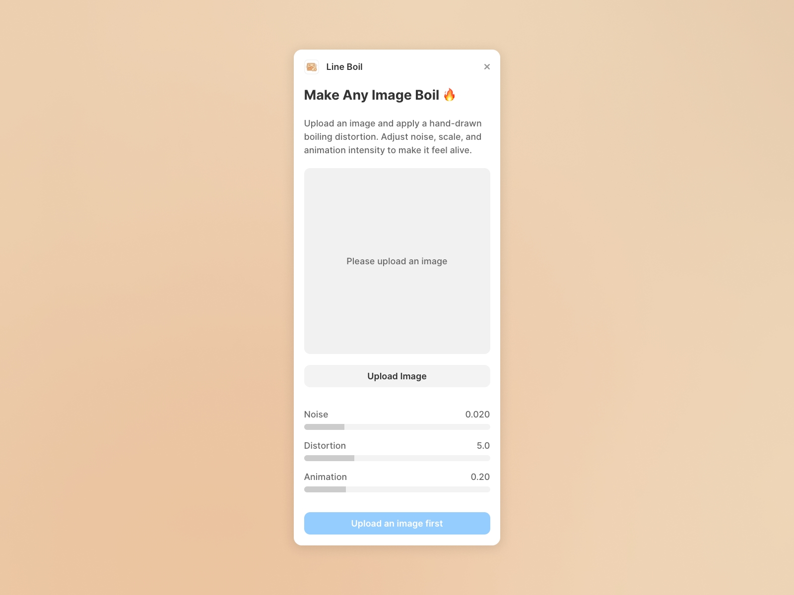Thumbnail 1 for Line Boil, a Framer Marketplace template by One Bean.