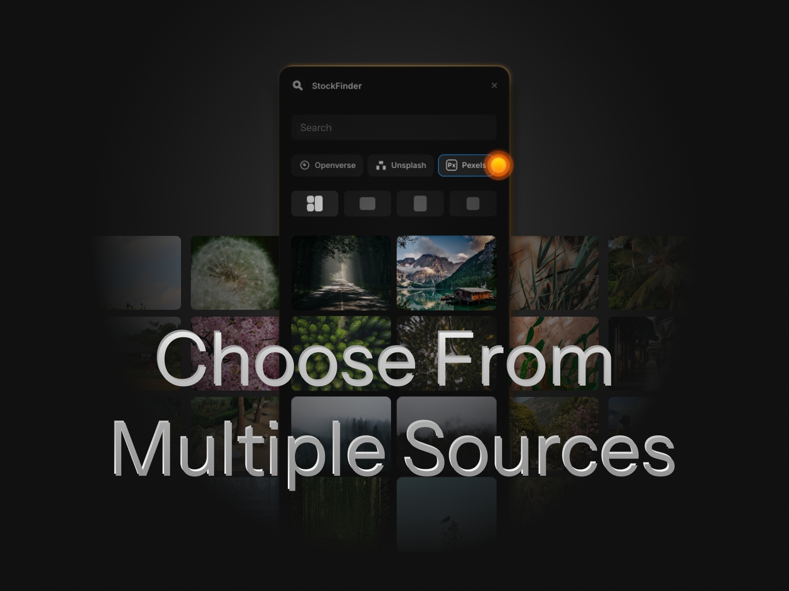 Screenshot 3 for StockFinder, a Framer Marketplace plugin by Chris Lacorte.
