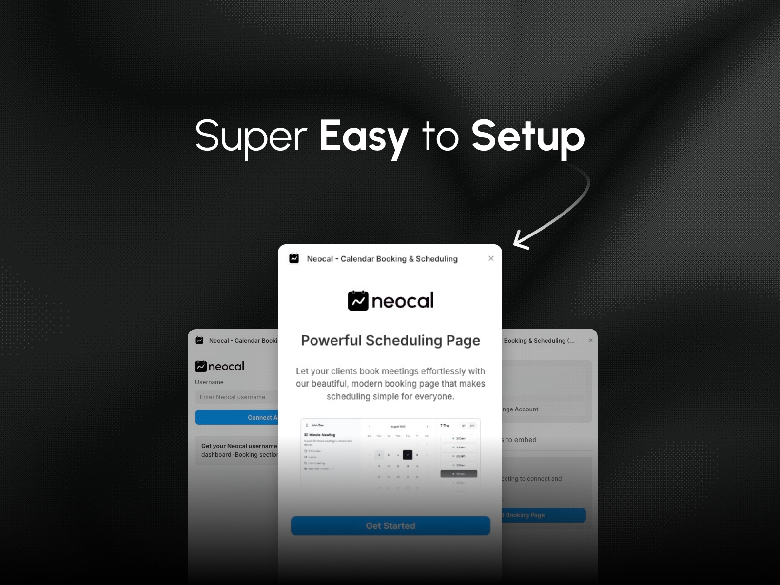 Thumbnail 2 for Neocal - Calendar Booking & Scheduling, a Framer Marketplace template by Neocal AI.