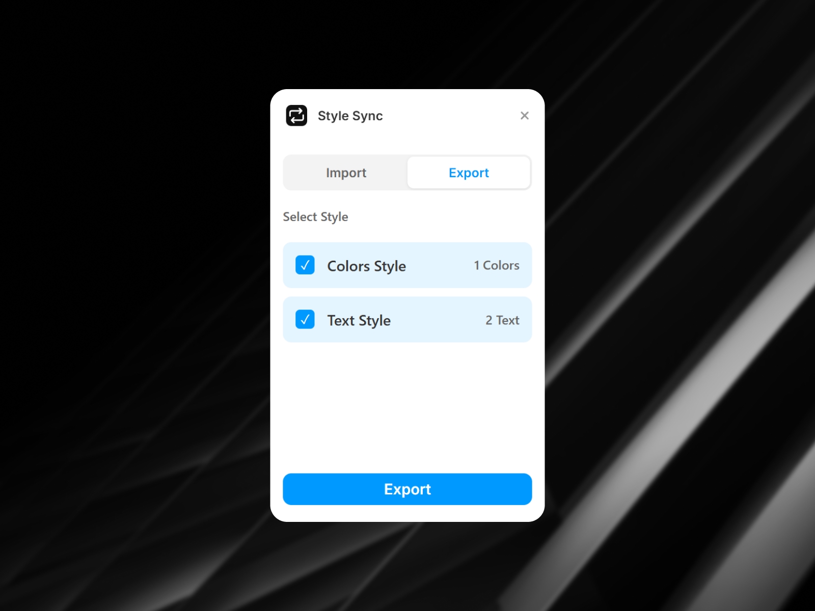 Thumbnail 2 for Style Sync, a Framer Marketplace plugin by @ru Design.