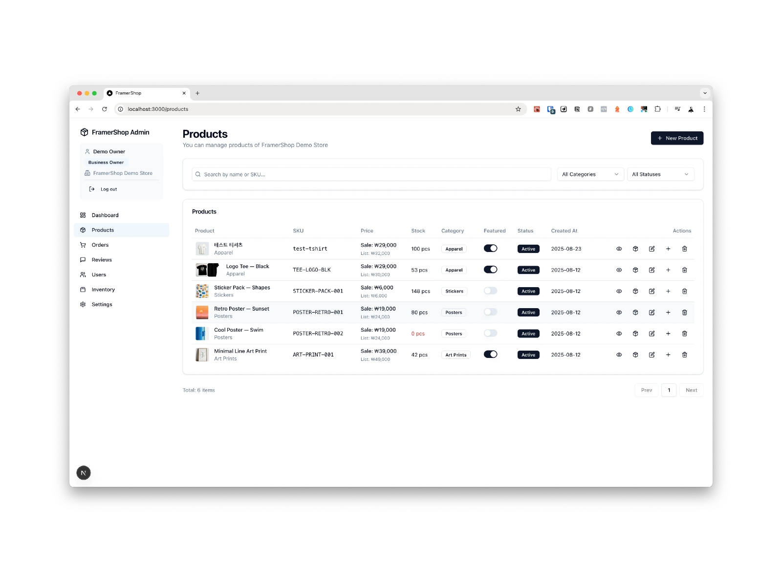 Thumbnail 2 for FramerShop, a Framer Marketplace template by yongmin ruucm.