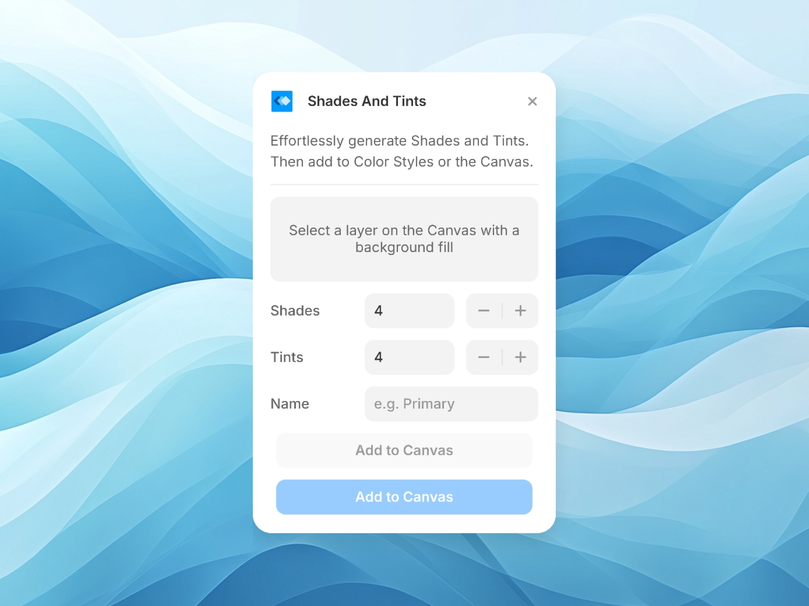 Thumbnail 1 for Shades And Tints, a Framer Marketplace plugin by James Hicks.