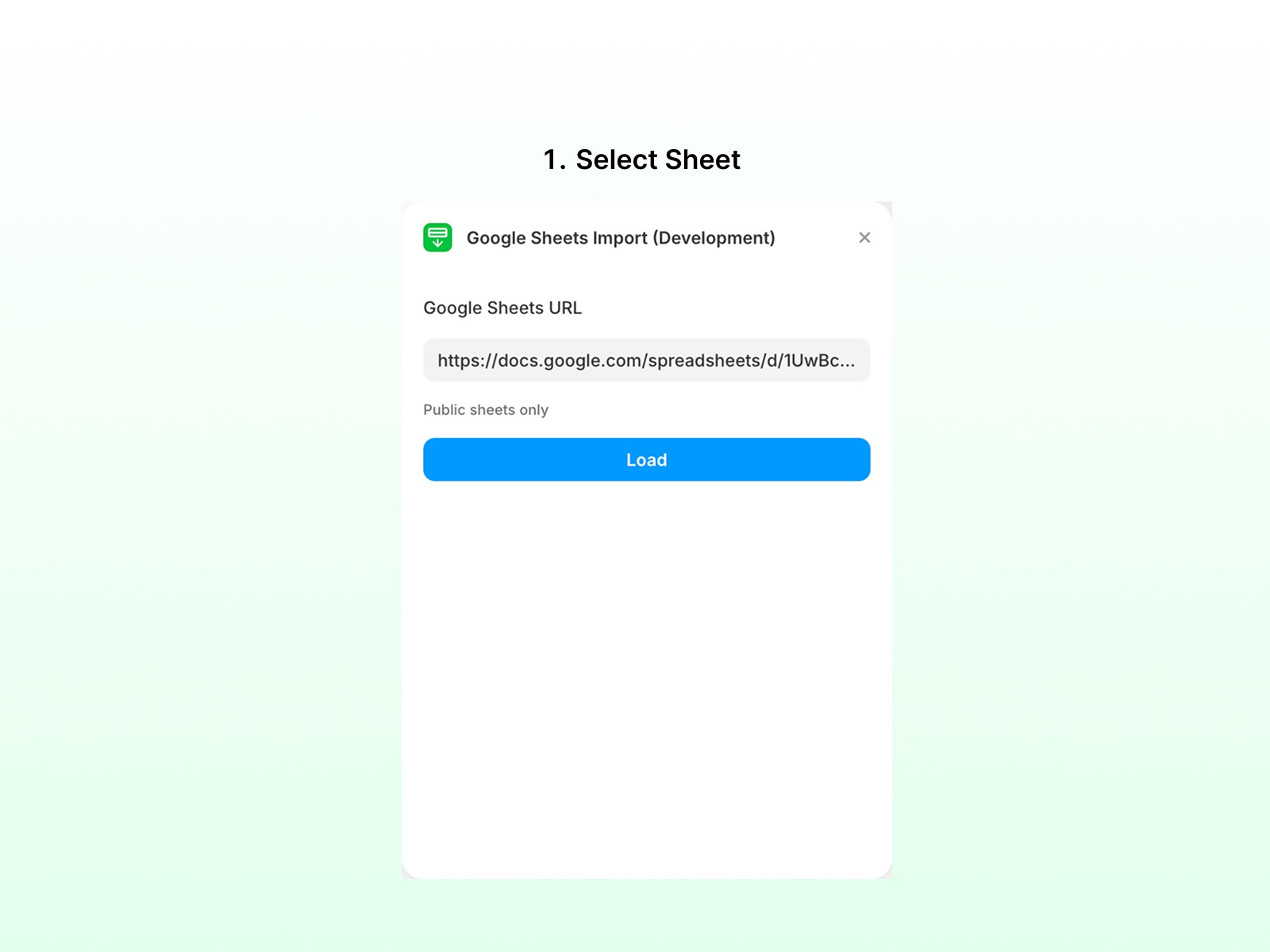 Thumbnail 1 for Google Sheets Import, a Framer Marketplace template by Lucian Holtwiesche.