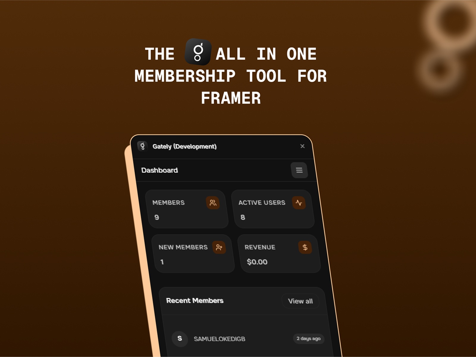 Screenshot 4 for Gately, a Framer Marketplace plugin by Kayode.