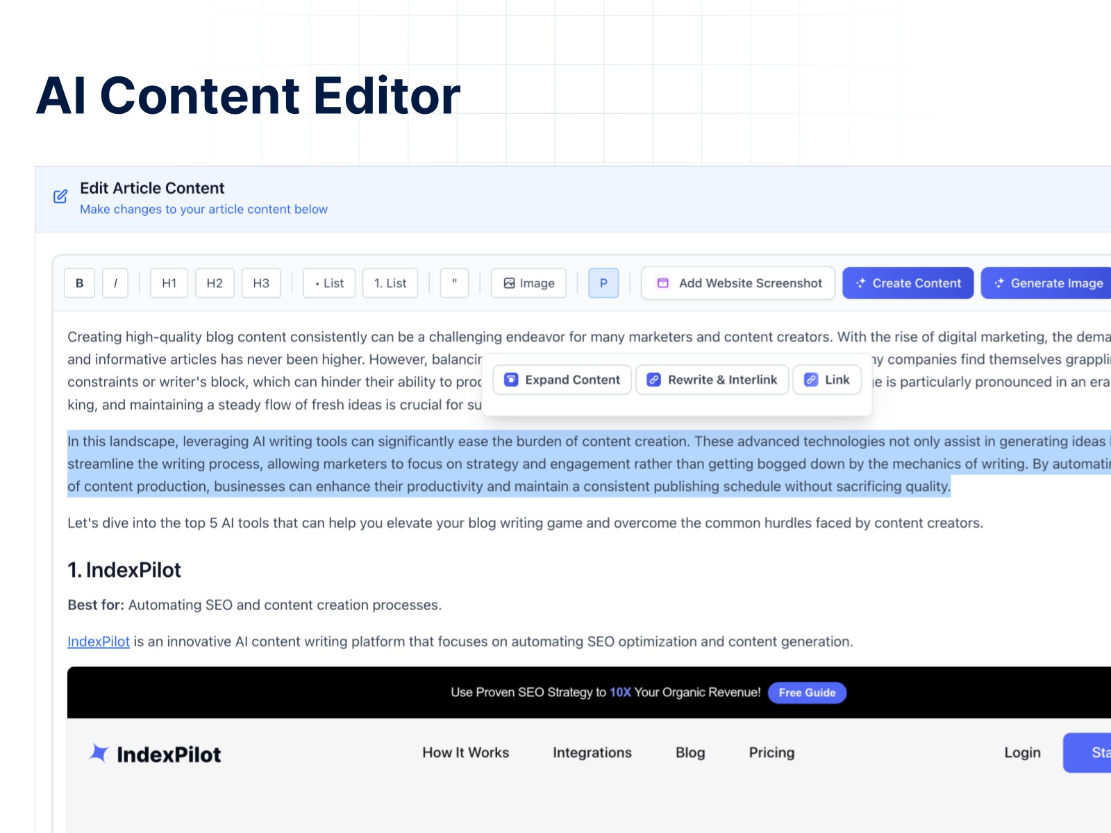 Screenshot 4 for Sight AI, a Framer Marketplace plugin by Sight AI.
