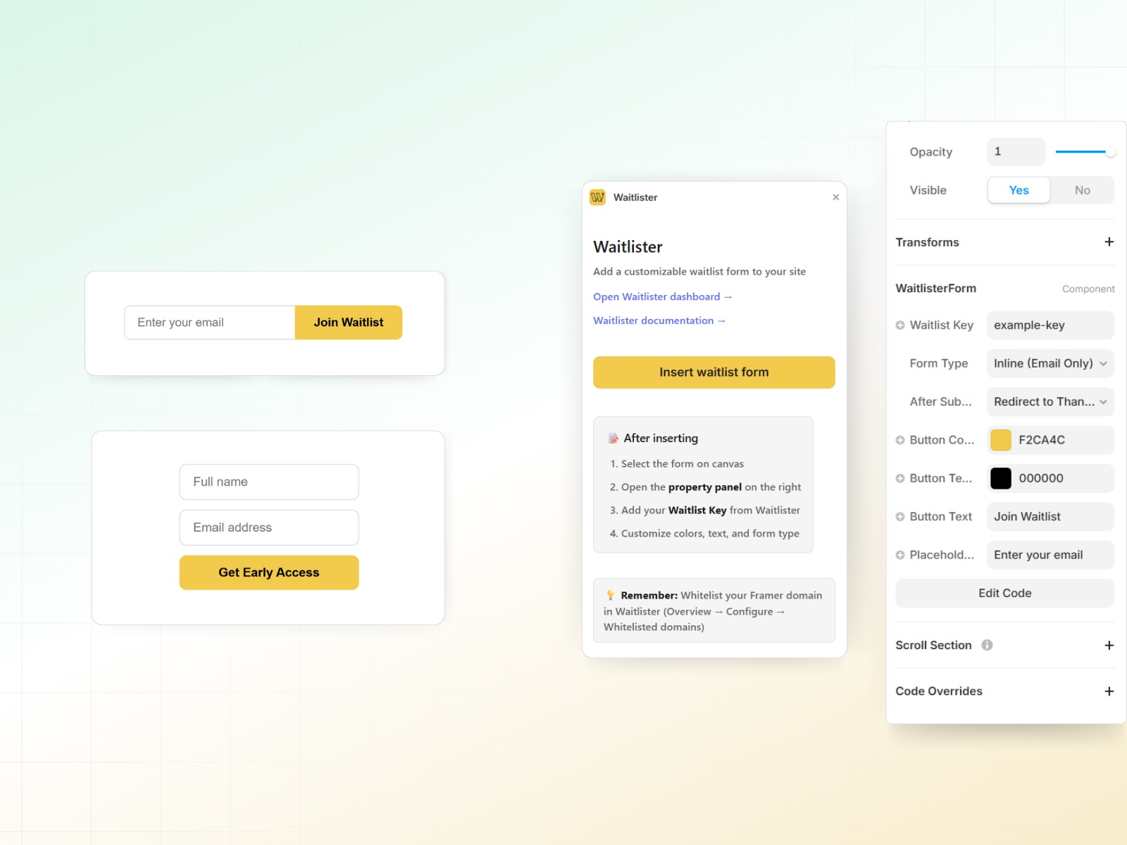 Thumbnail 2 for Waitlister, a Framer Marketplace template by Ilppo Raesaenen.