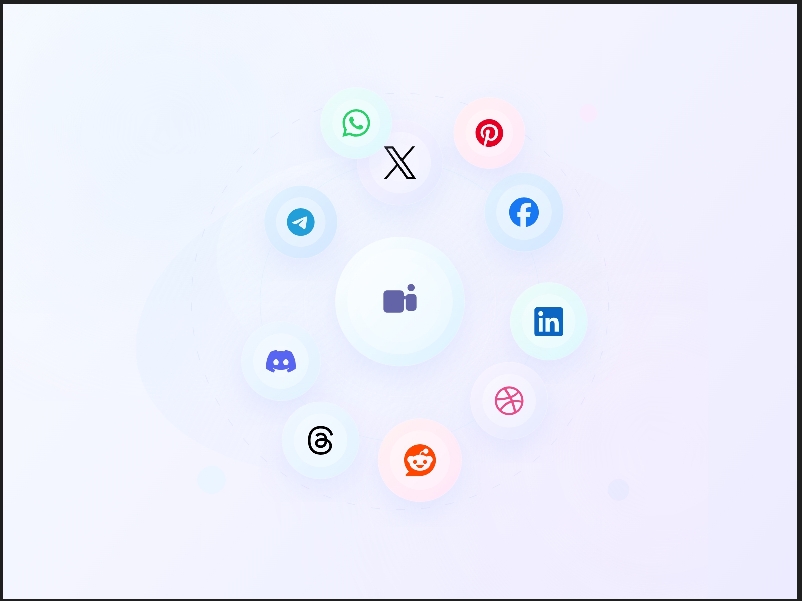 Thumbnail 1 for Share 2 Social, a Framer Marketplace template by David Liu.