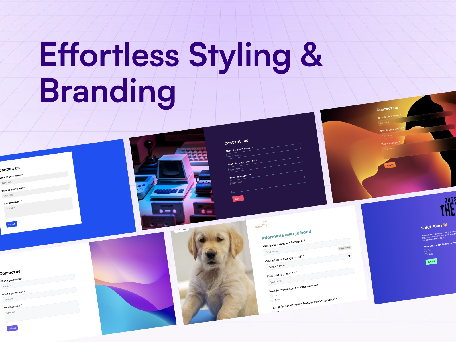 Screenshot 4 for Weavely AI Forms, a Framer Marketplace plugin by Weavely AI.