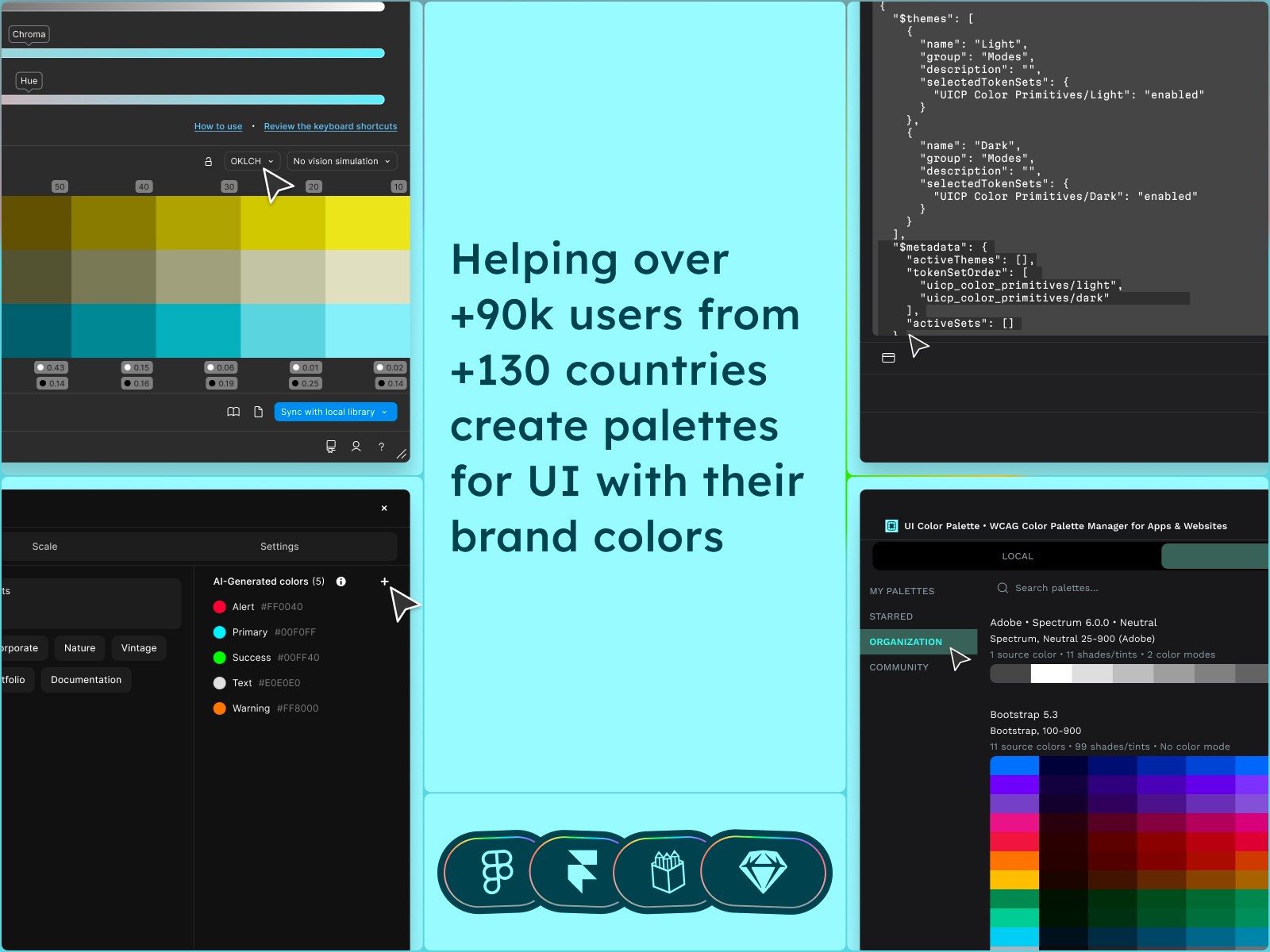 Screenshot 4 for UI Color Palette, a Framer Marketplace plugin by Aurélien Grimaud.